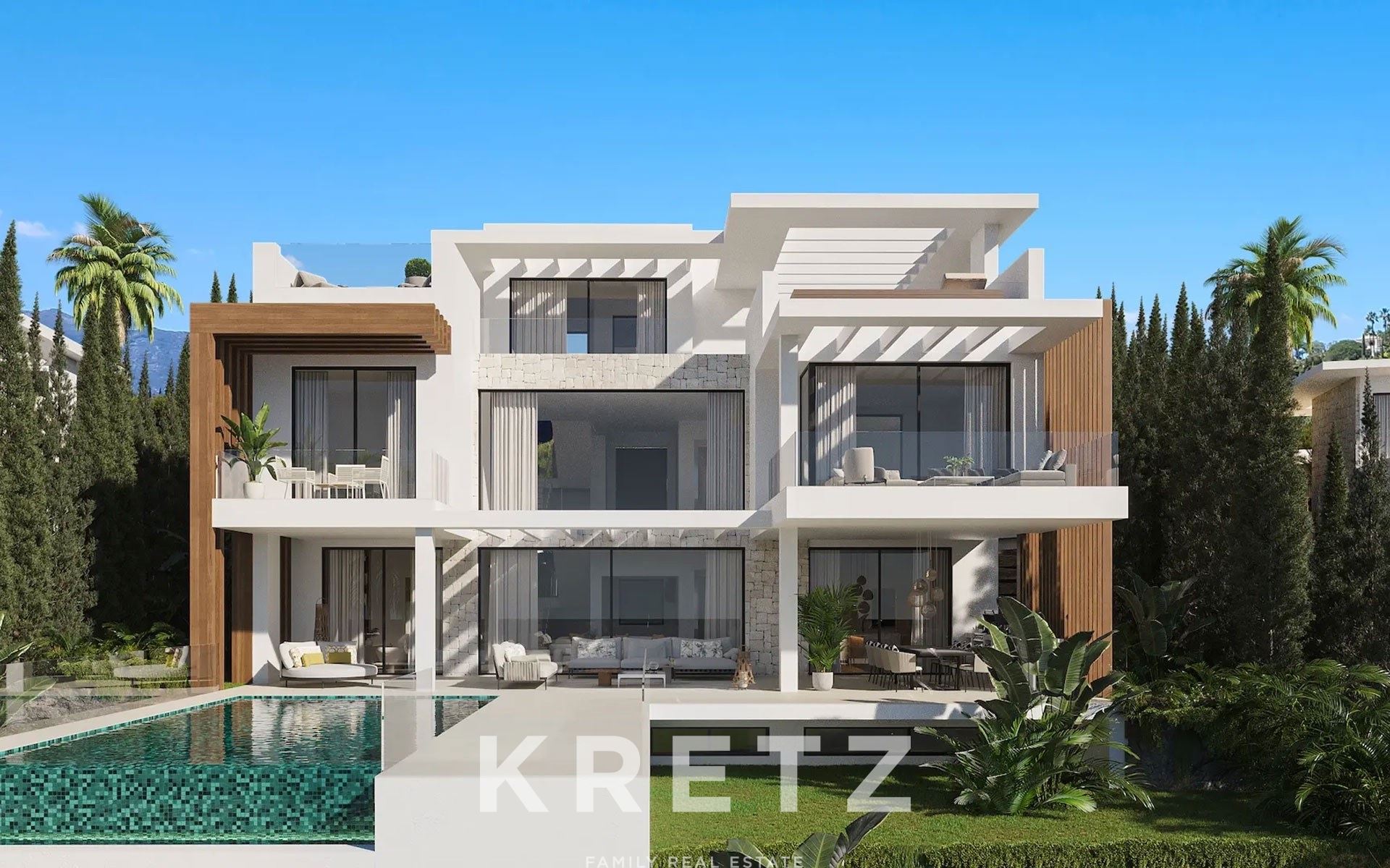 Villa with Spacious Design and Sea Views – Ocyan Villas, Marbella - Estepona