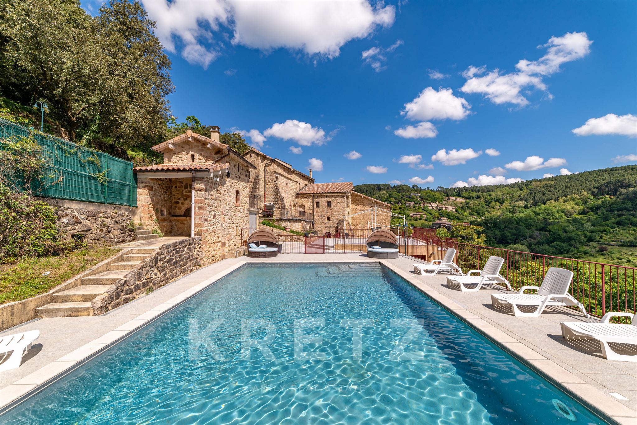 An Exceptional Private Hamlet in the Heart of Southern Ardèche