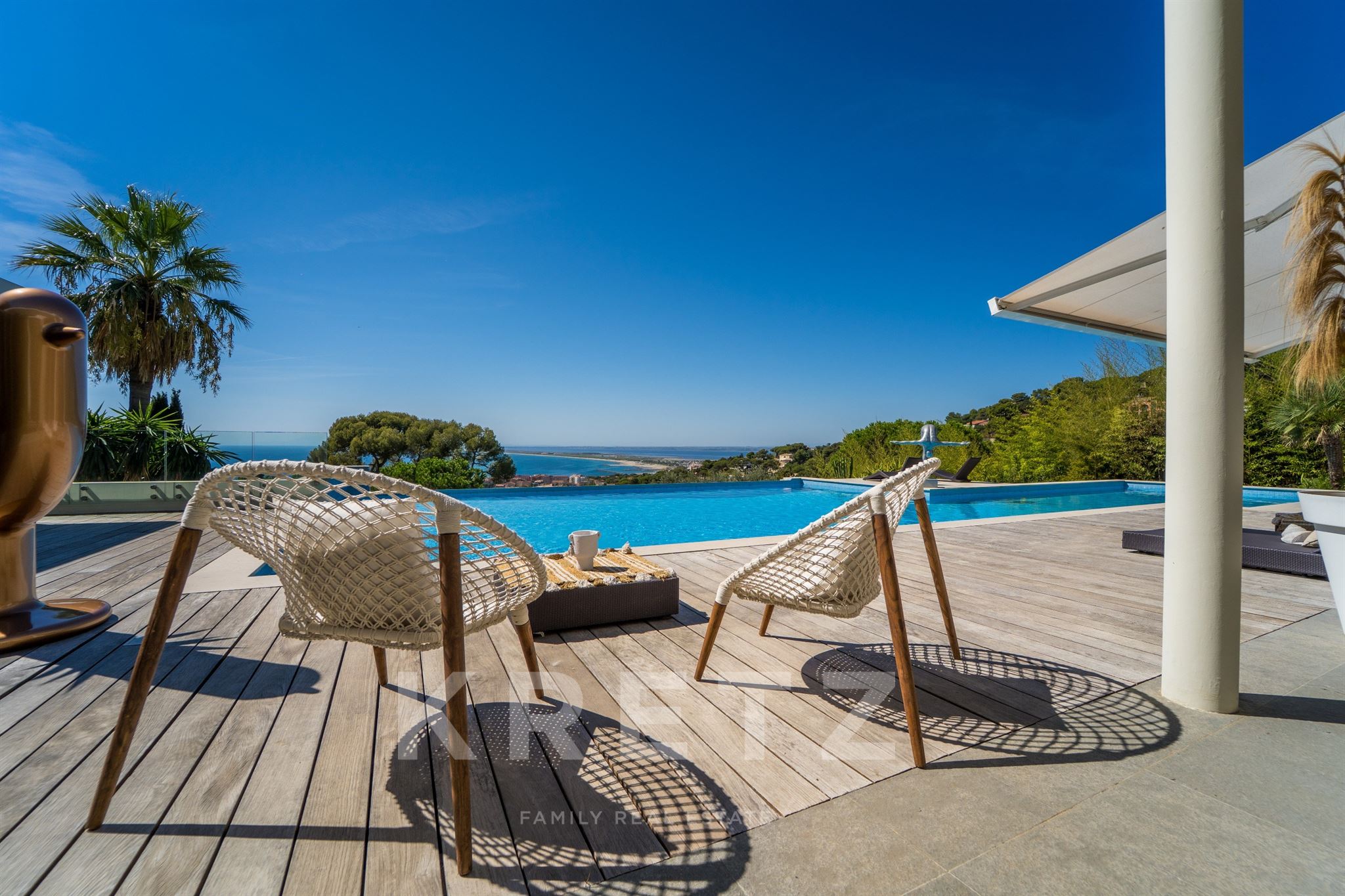Villa d'exception avec vue mer