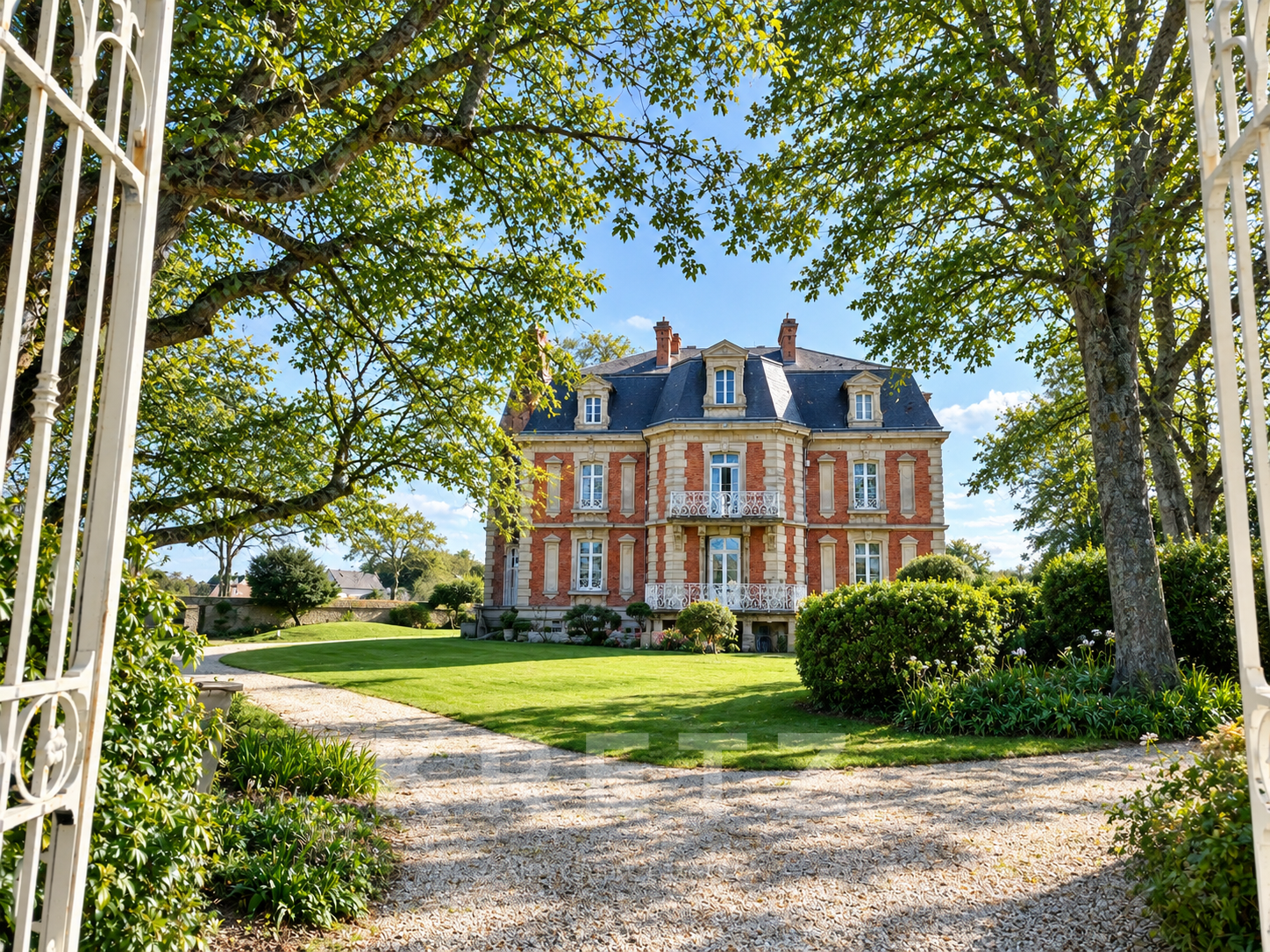 Exceptional 19th-Century Manor – 400 m from the Beach, swimming pool and parc 8000m2
