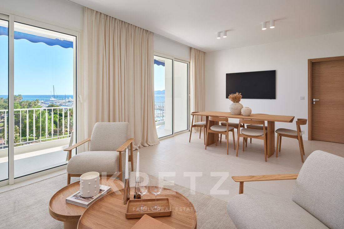 Fully renovated apartment on the famous boulevard de la Croisette