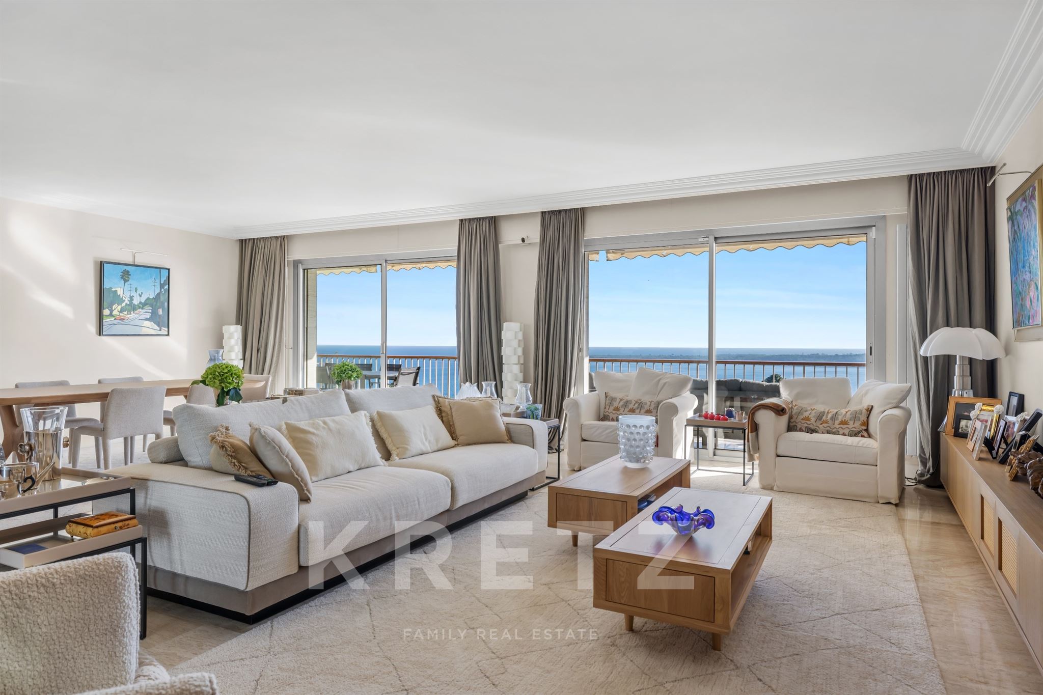 6 room apartment Panoramic Sea View in Cannes Californie