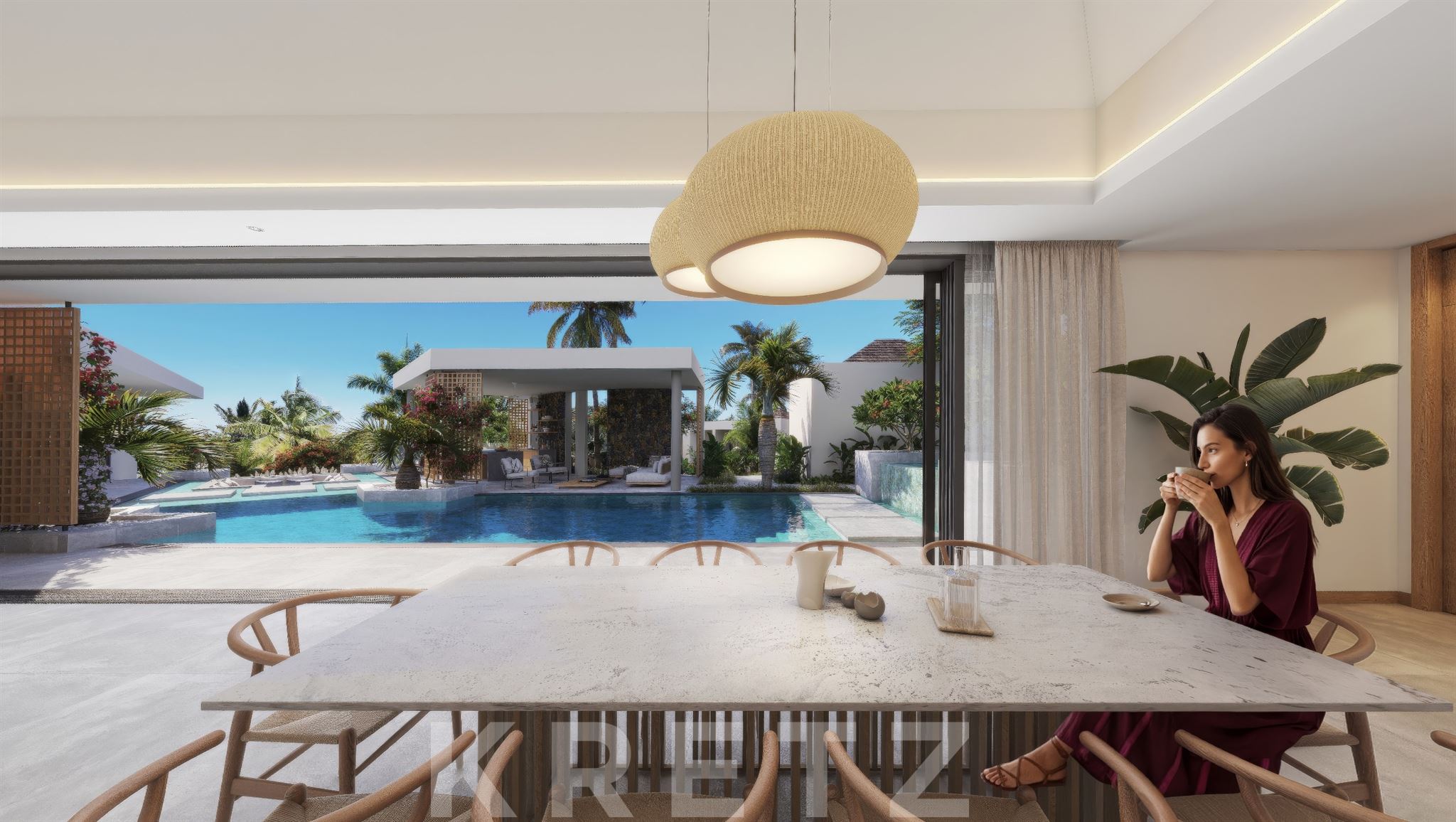 An exceptional villa in the heart of the prestigious Domaine Héritage in Bel Ombre