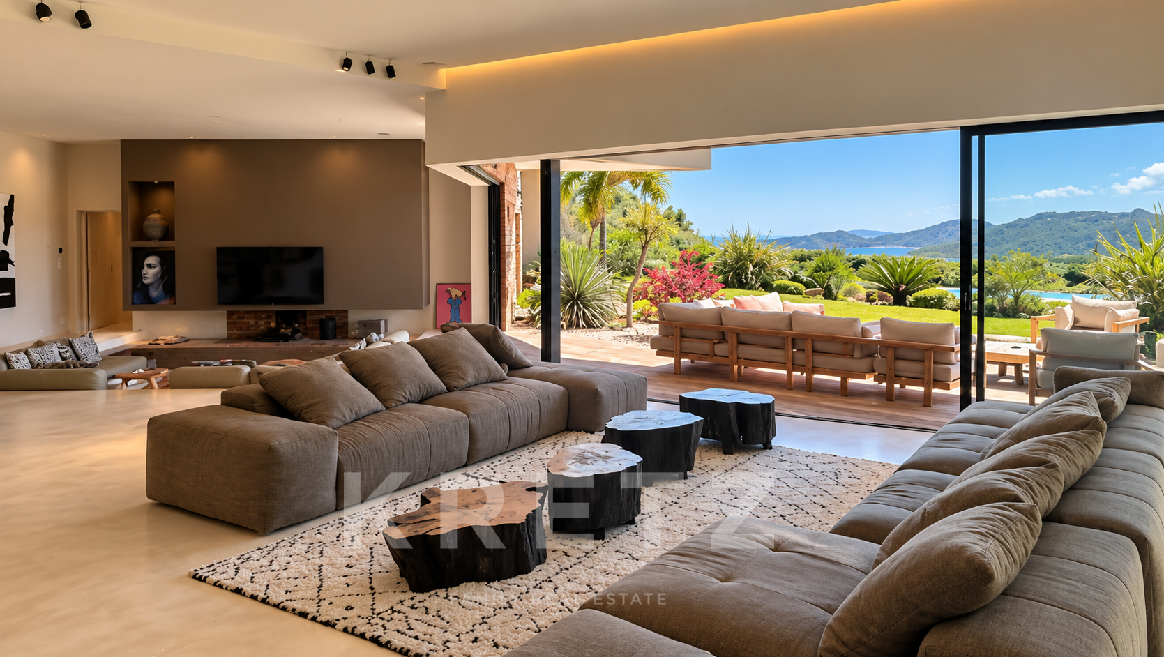 Villa d’architecte d’exception avec vue sur la baie de Palombaggia