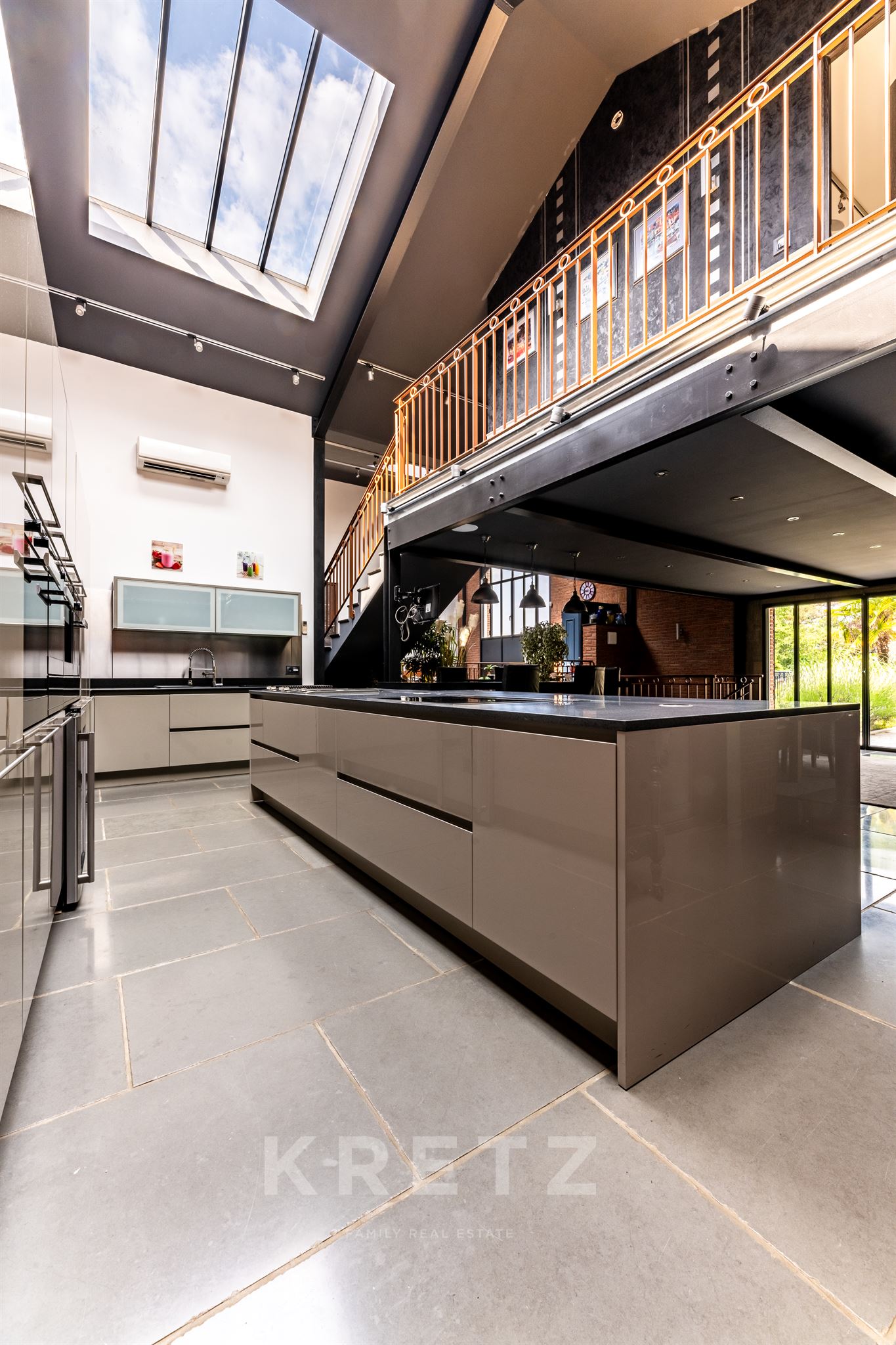 Contemporary industrial-style loft