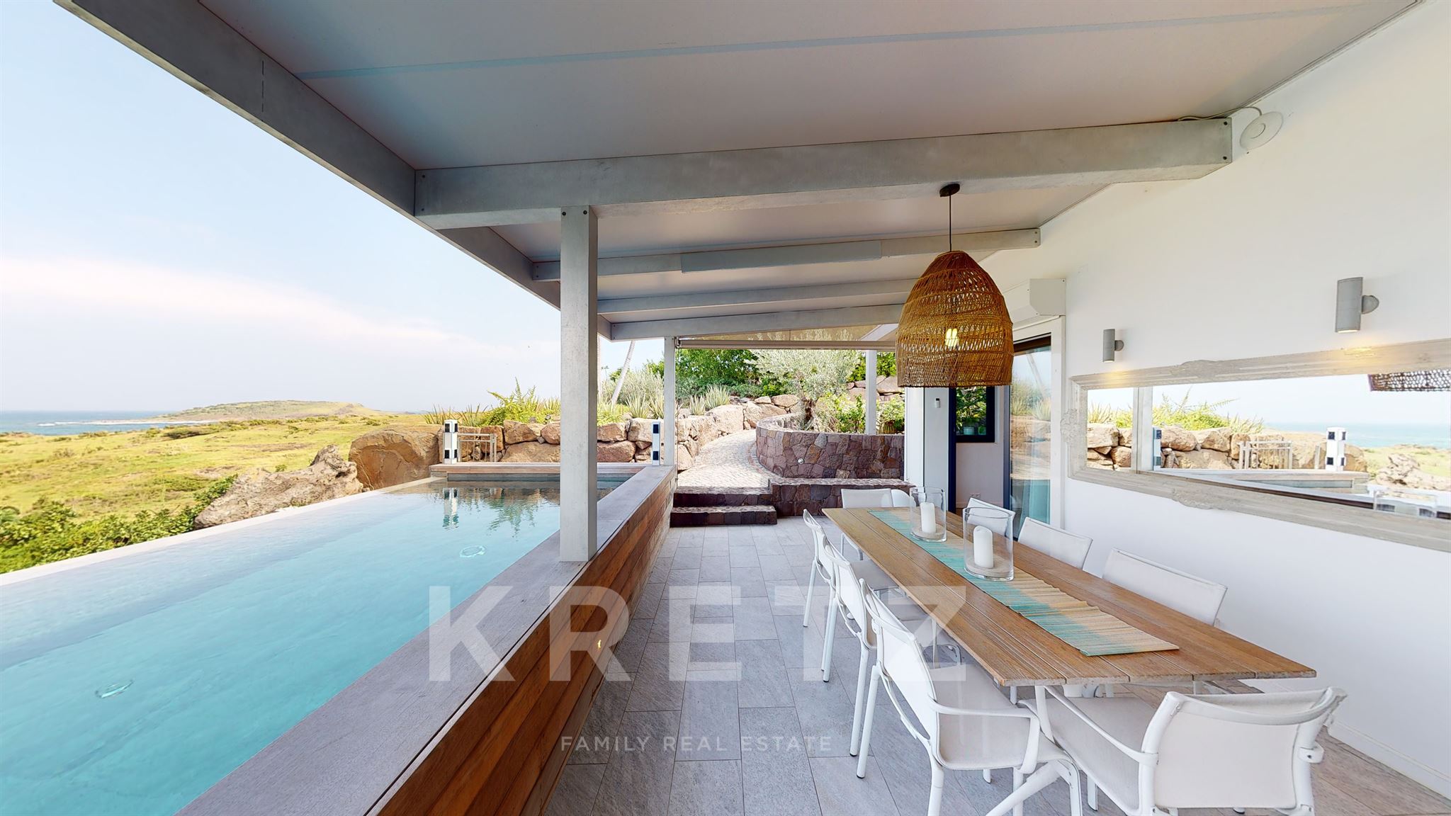 Villa with panoramic lagoon view