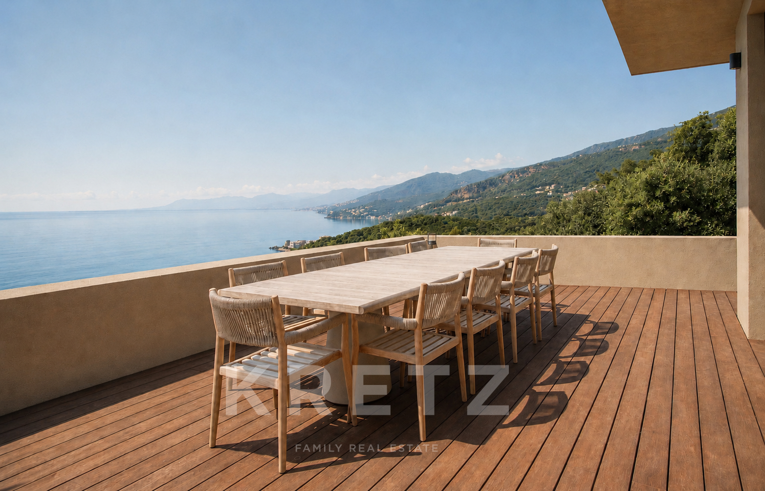Villa Contemporaine avec Piscine Vue Mer - Erbalunga