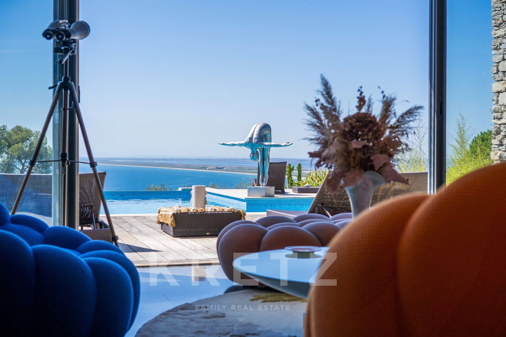 Villa d'exception avec vue mer