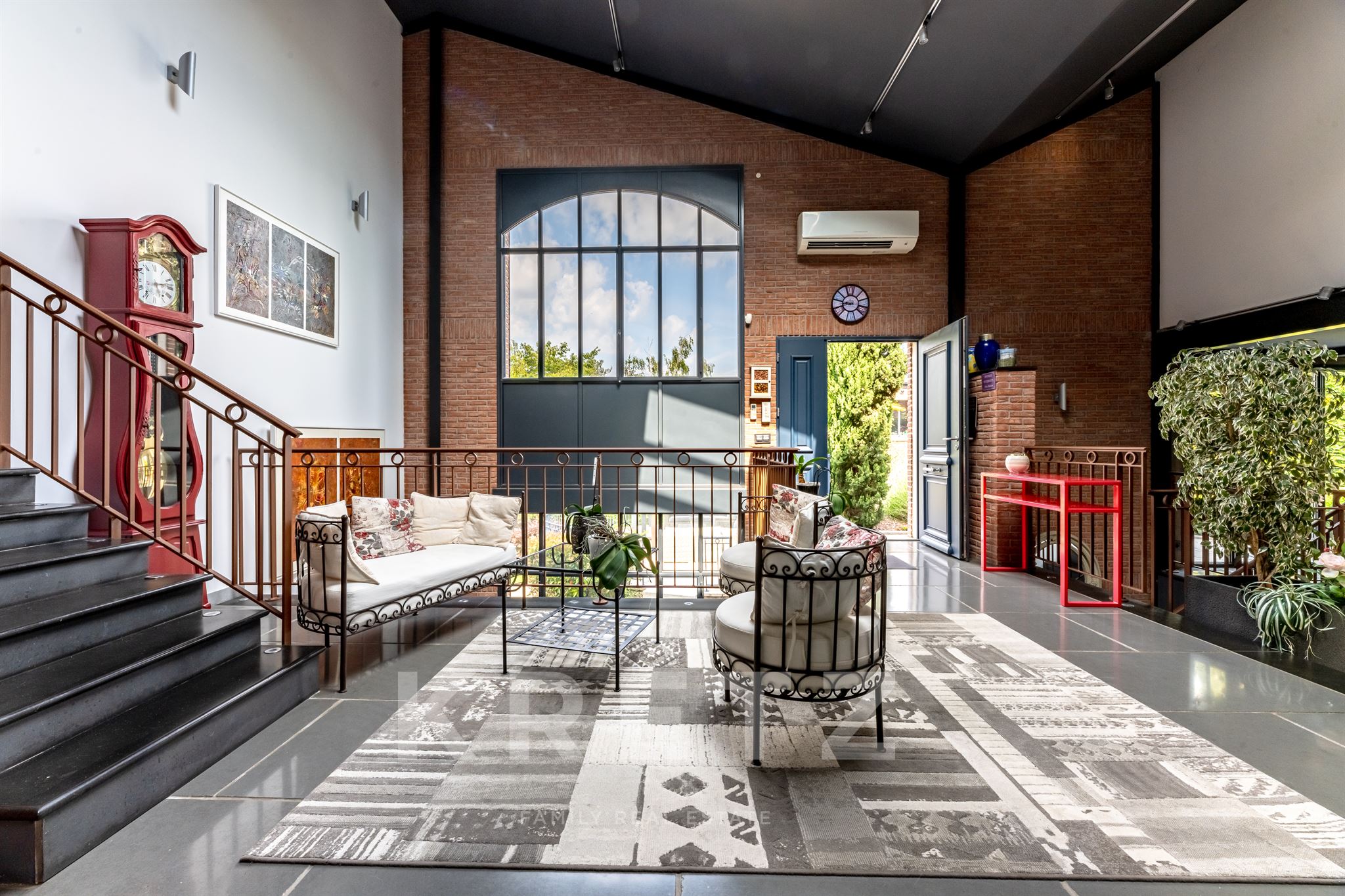 Contemporary industrial-style loft
