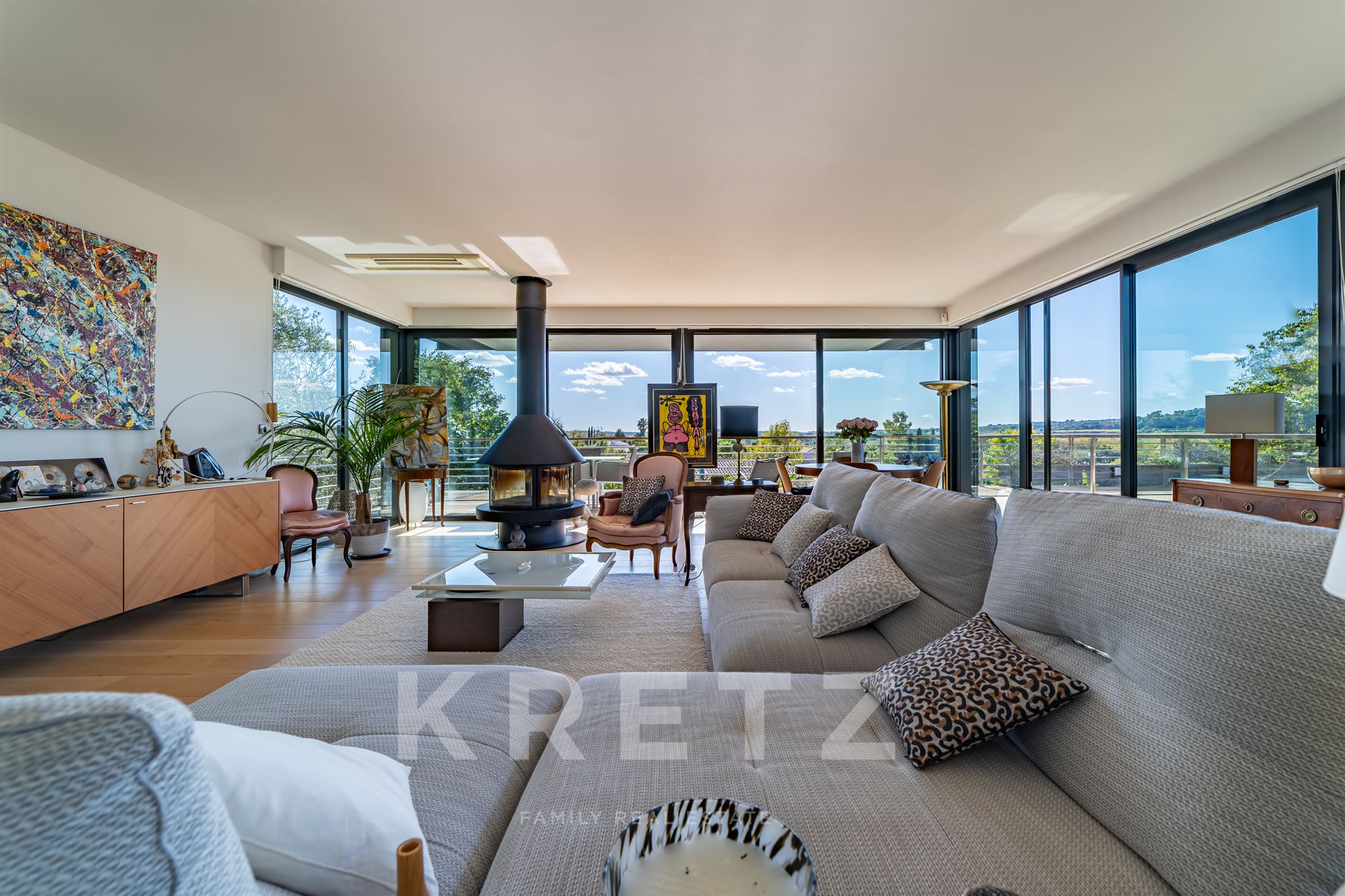 Sleek architect villa with exceptional view