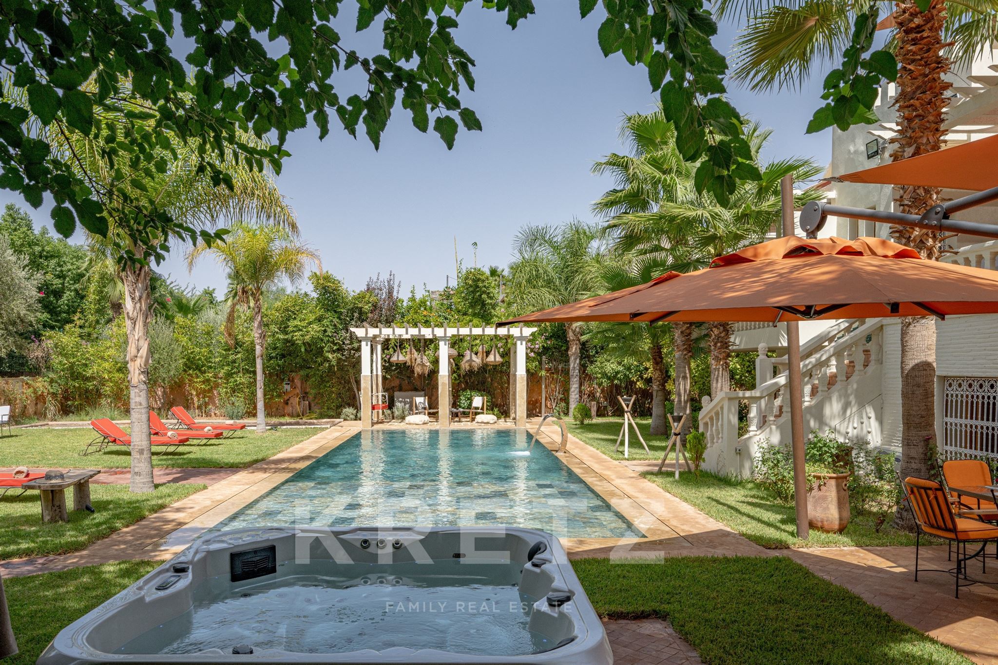 Marrakech – Villa coup de cœur au sein du golf d’Amelkis !