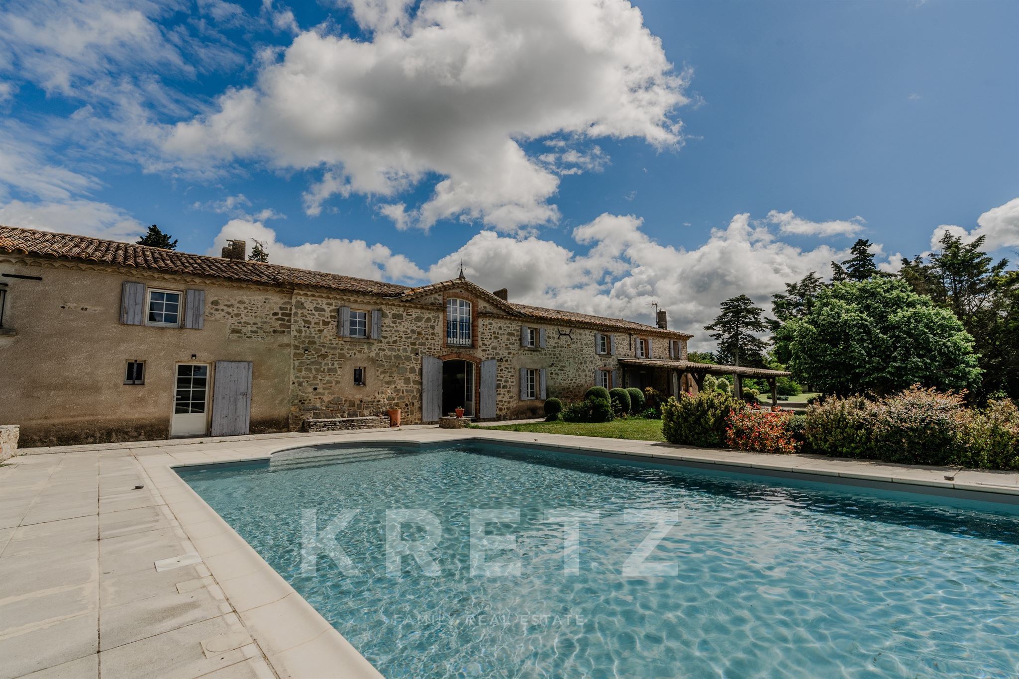 Exceptional 18th-Century Estate with 50 Hectares and Panoramic Pyrenees Views – Near Carcassonne, So