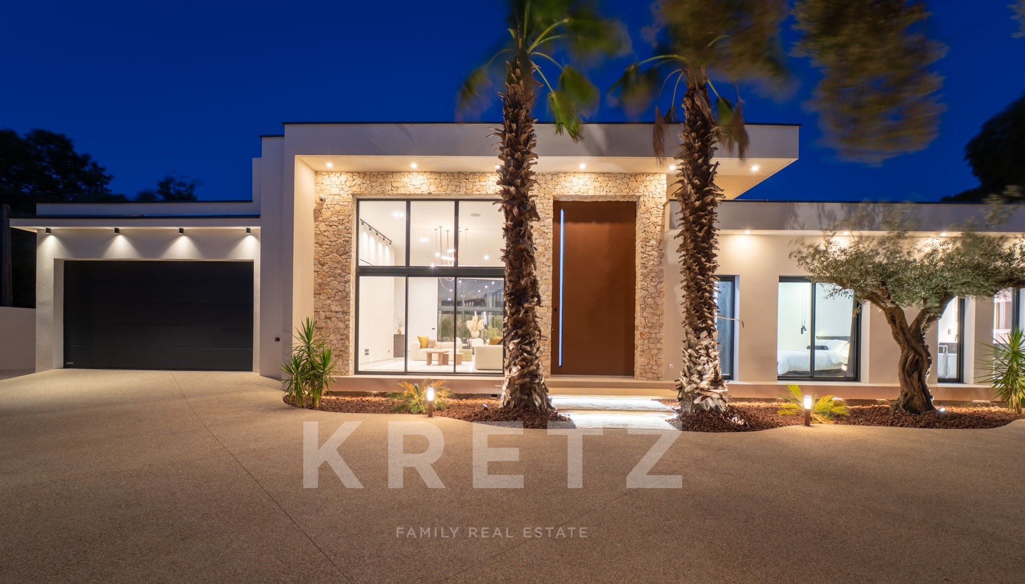 Single-story California-style villa in the heart of the La Cigale district
