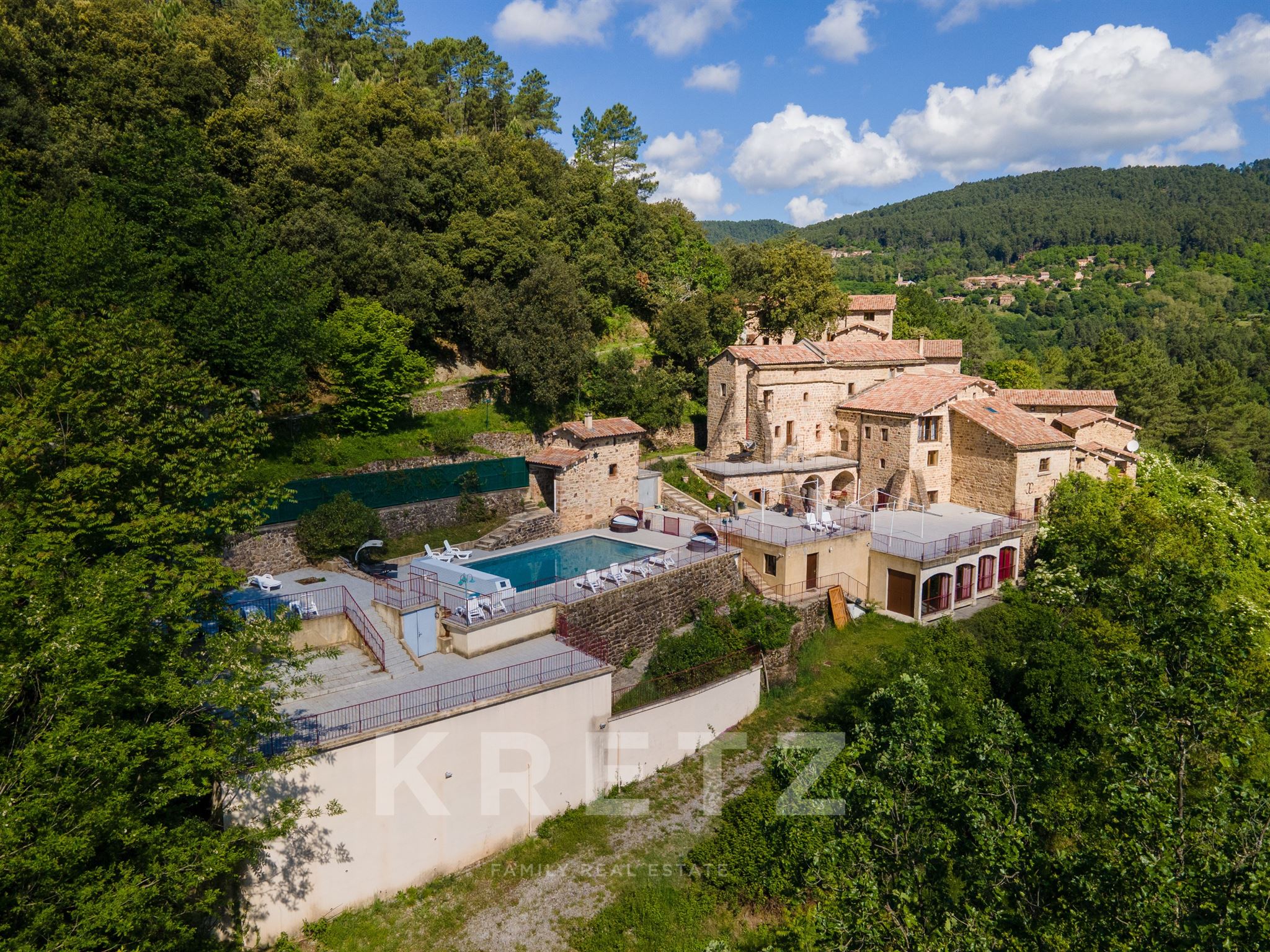 An Exceptional Private Hamlet in the Heart of Southern Ardèche