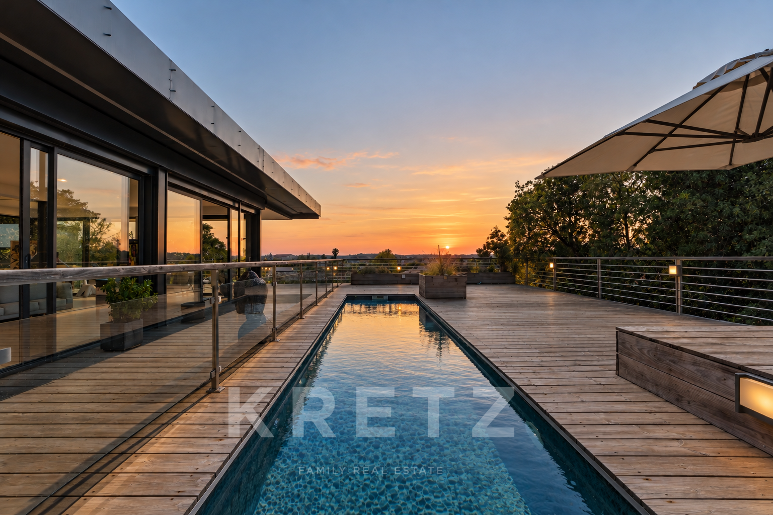 Villa d'architecte avec vue panoramique