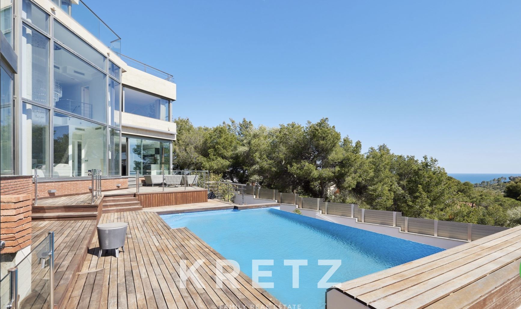 modern villa in the hills of Castelldefels