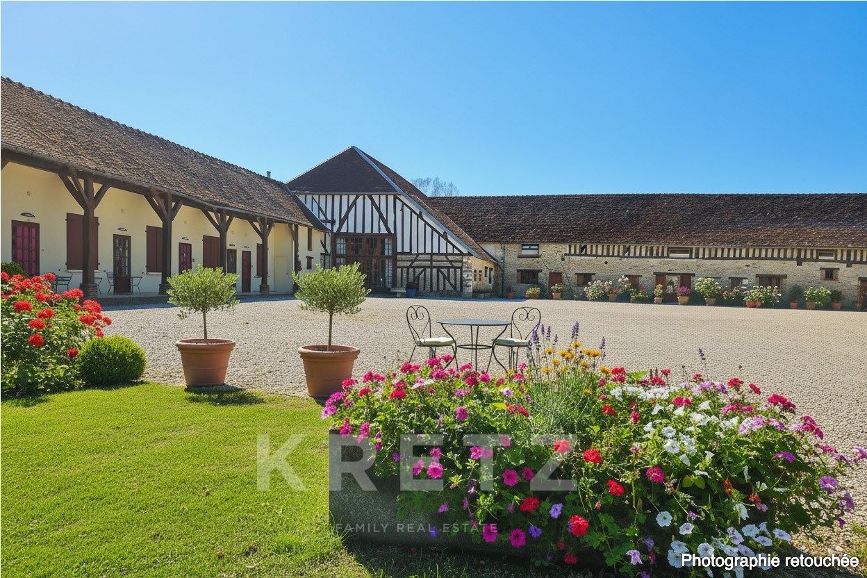 Between Burgundy and Champagne-e -Exceptional equestrian and event venue -1500 m -5.5 ha