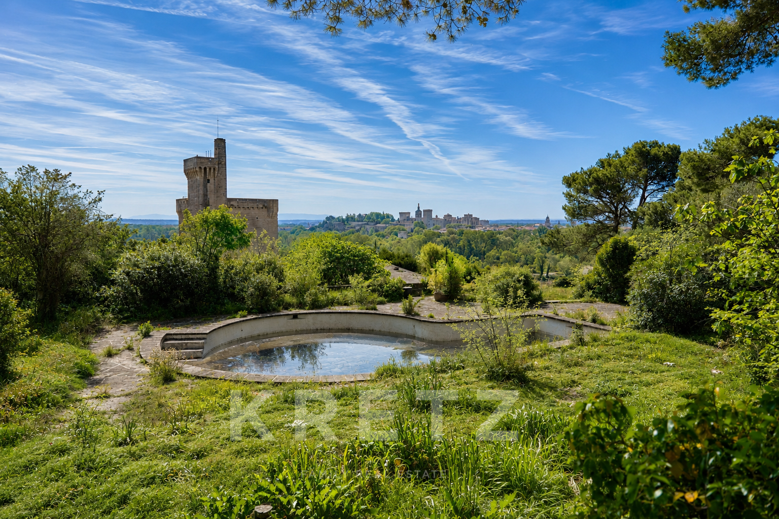 Your luxury project with the finest view in Villeneuve-lès-Avignon