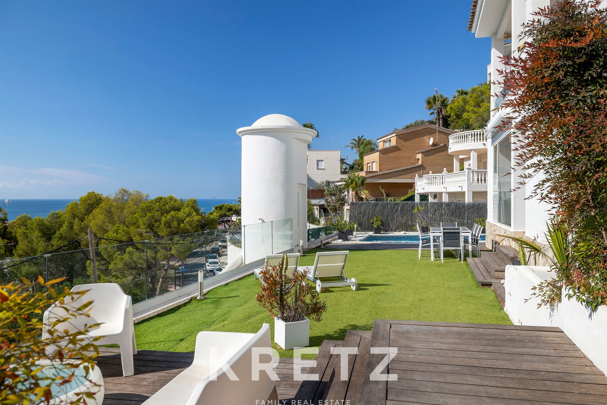Contemporary Villa with Sea View in Sitges