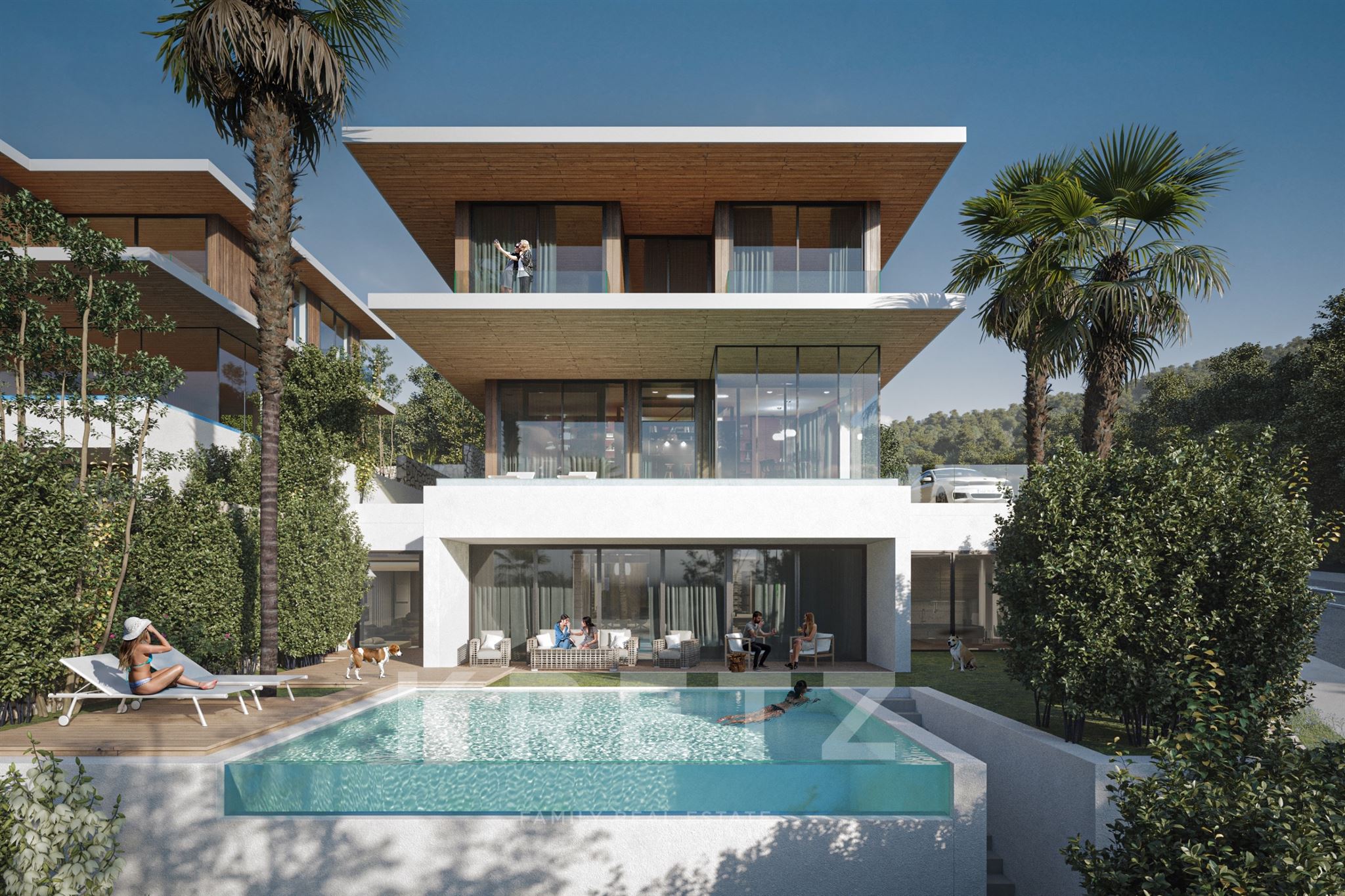 Brand-new sea view villa in Tangier