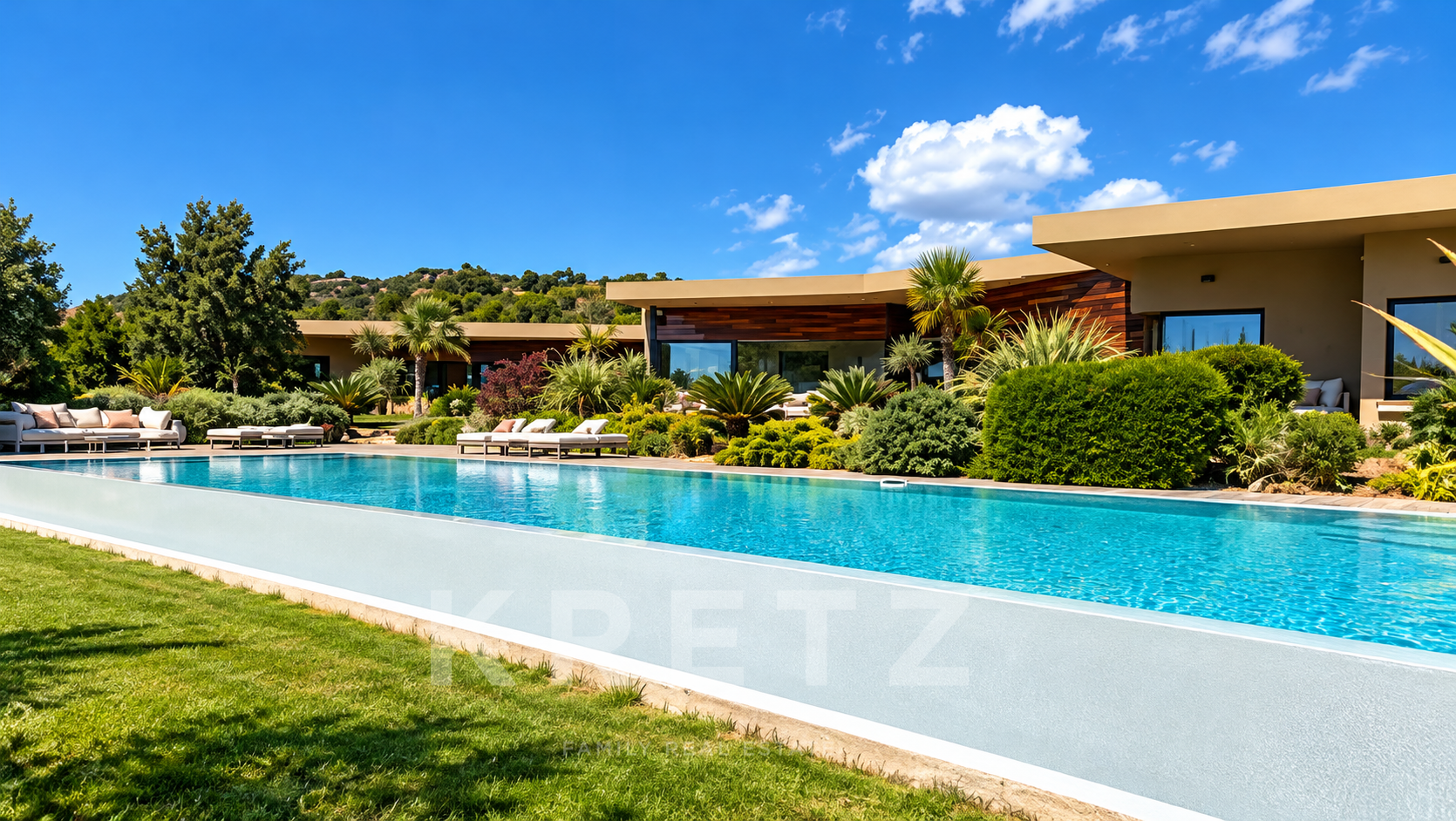Villa d’architecte d’exception avec vue sur la baie de Palombaggia