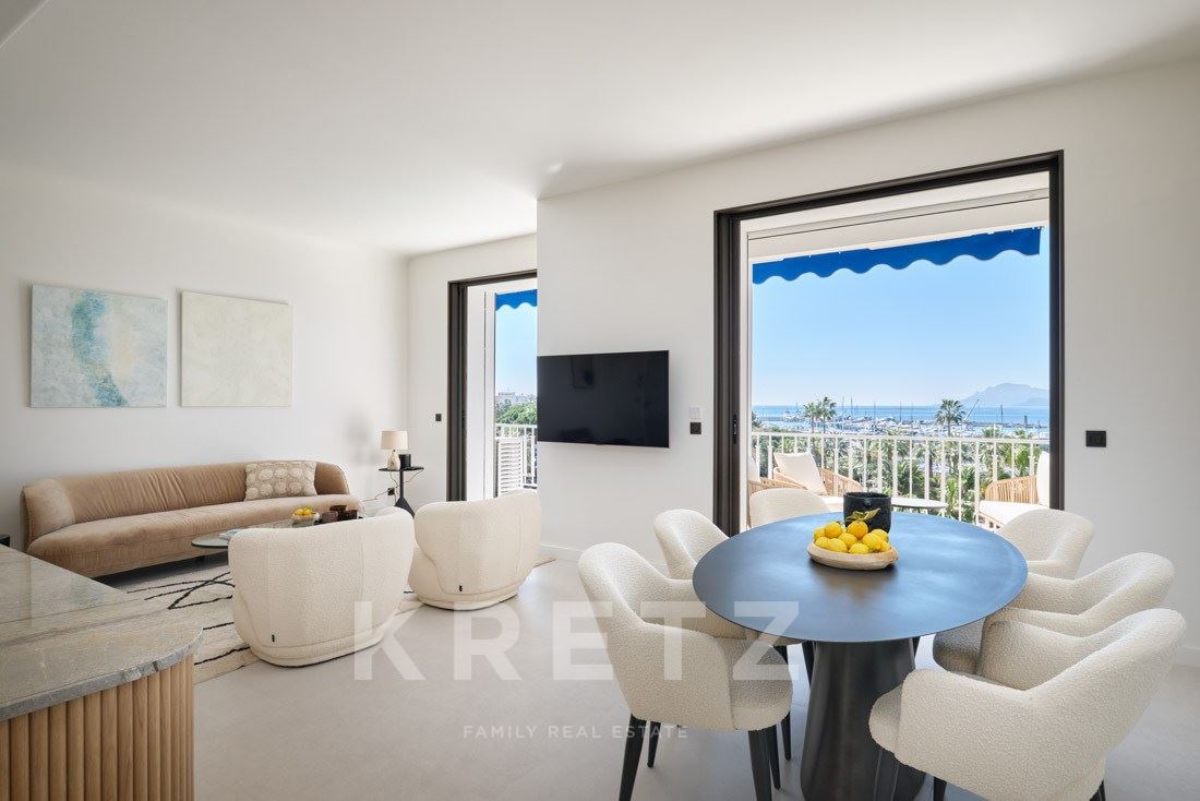 SEA VIEW 3 BEDROOMS APARTMENT IN CANNES