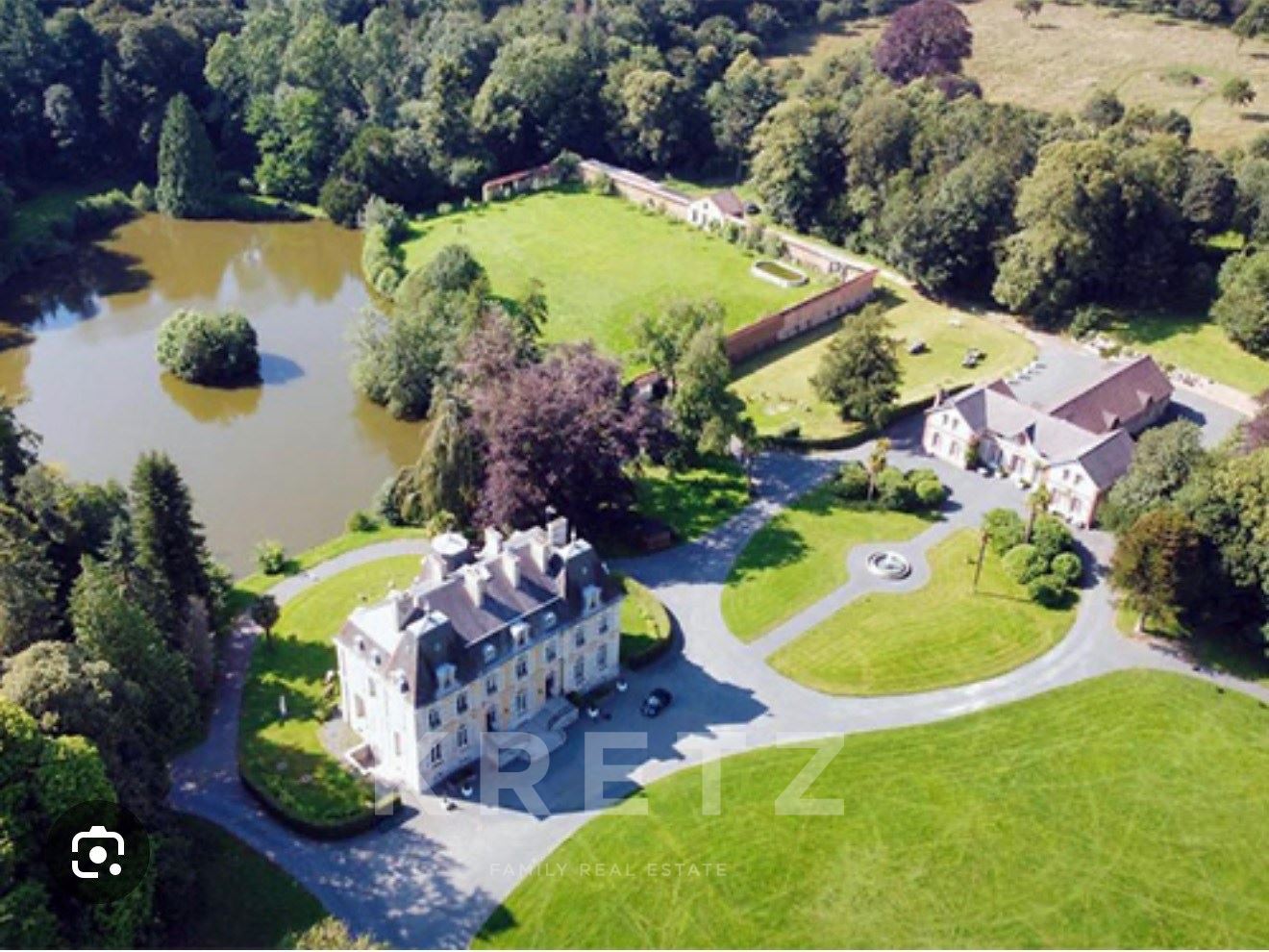 Elegant 19th-Century Château Set Within an Exceptional Landscaped Estate in the Normandy Countryside