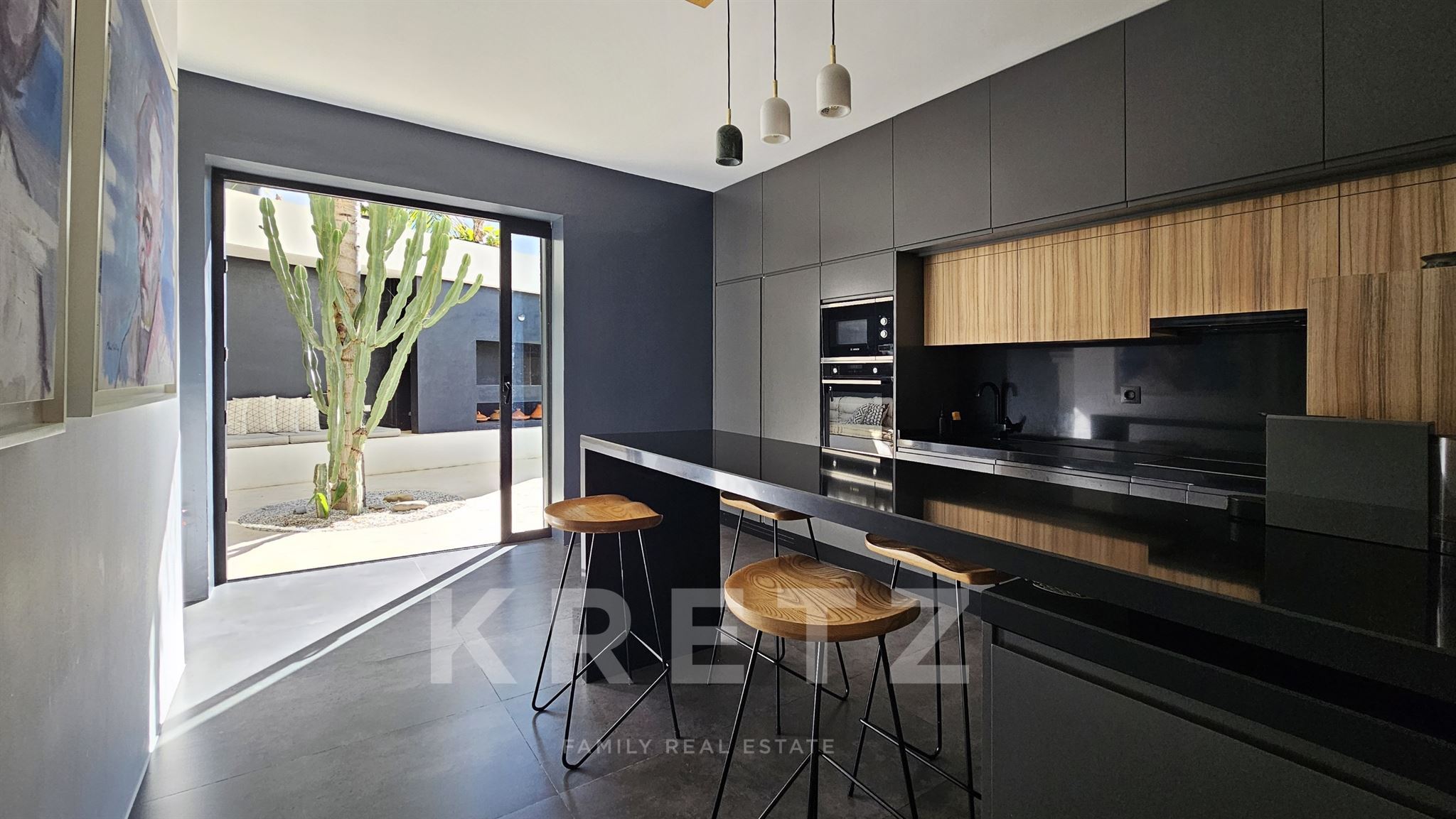 Architect-designed house with ocean views