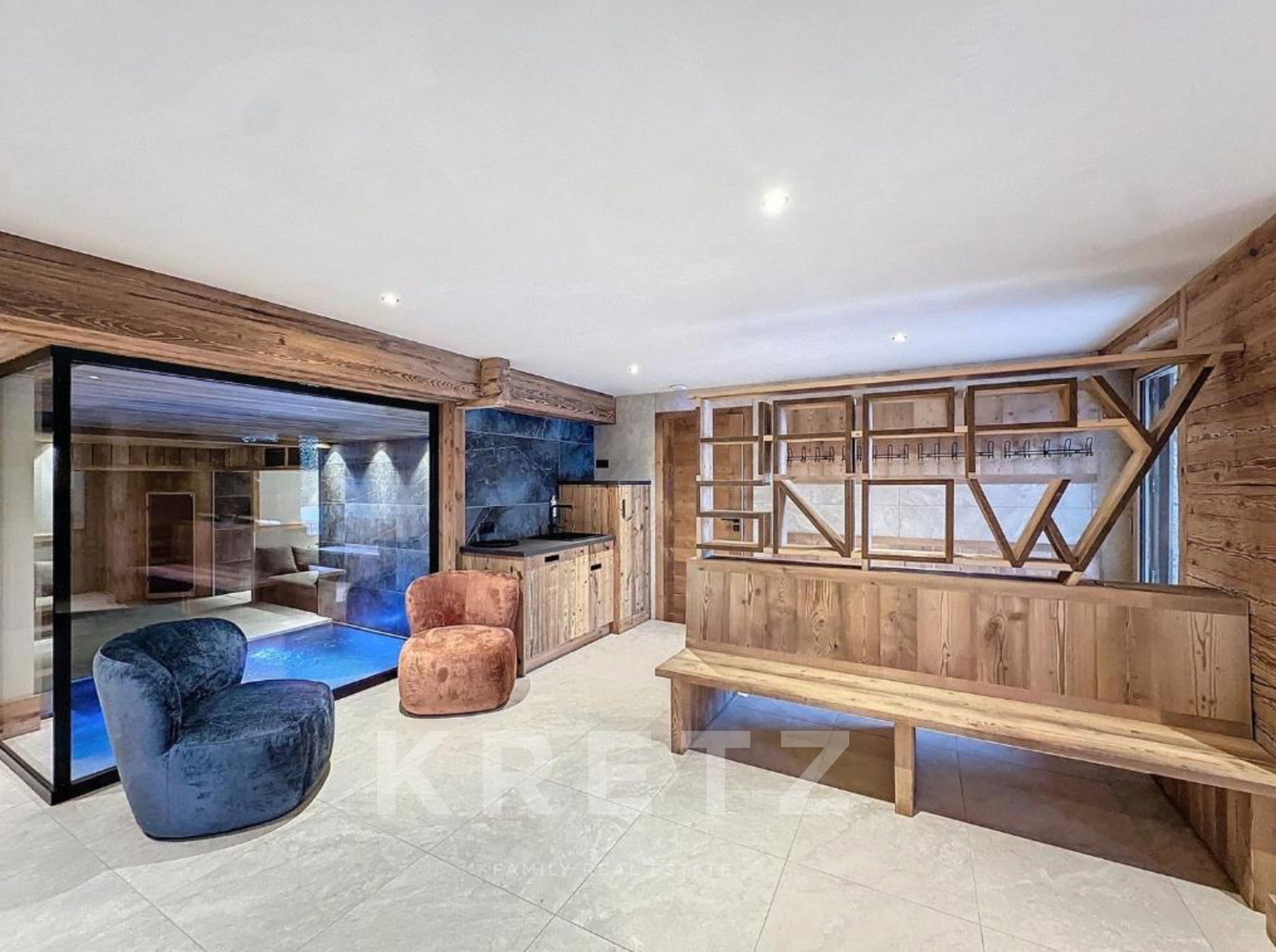 Le Grand-Bornand – exceptional chalet with indoor swimming pool, spa and panoramic views over the Ar