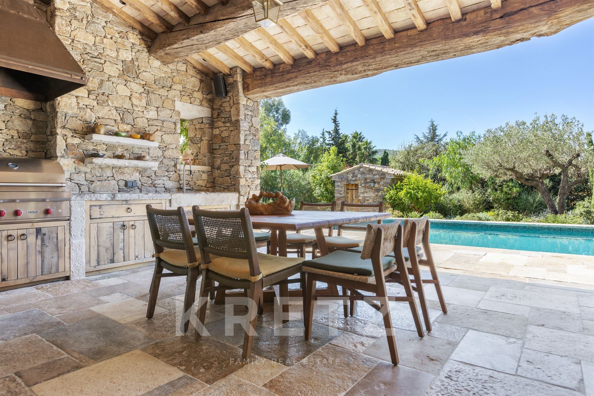 Saint-Tropez, stunning property near the town center.