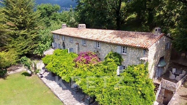 19th-century stone farmhouse with guest house