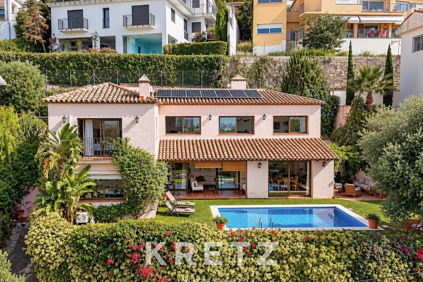 Elegant Provencal-Style Villa with Pool and Total Privacy in Sitges