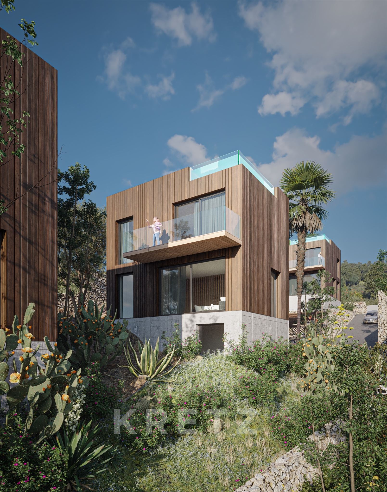 Villa-Triplex neuve vue sur mer