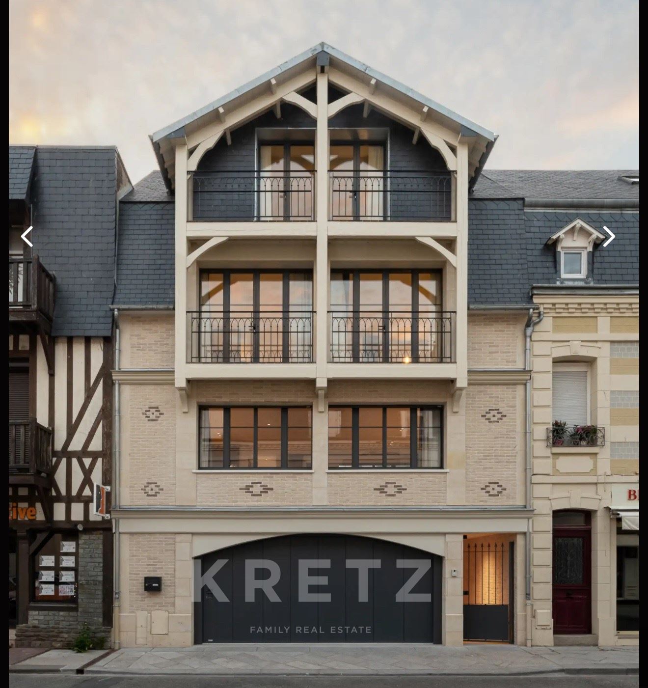 Deauville – Place Morny – Exceptionnal Architect-designed townhouse (2023) with garden, lift and gar
