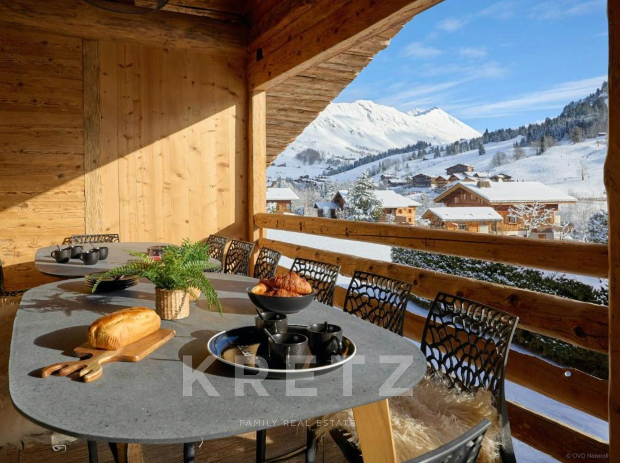Le Grand-Bornand – exceptional chalet with indoor swimming pool, spa and panoramic views over the Ar