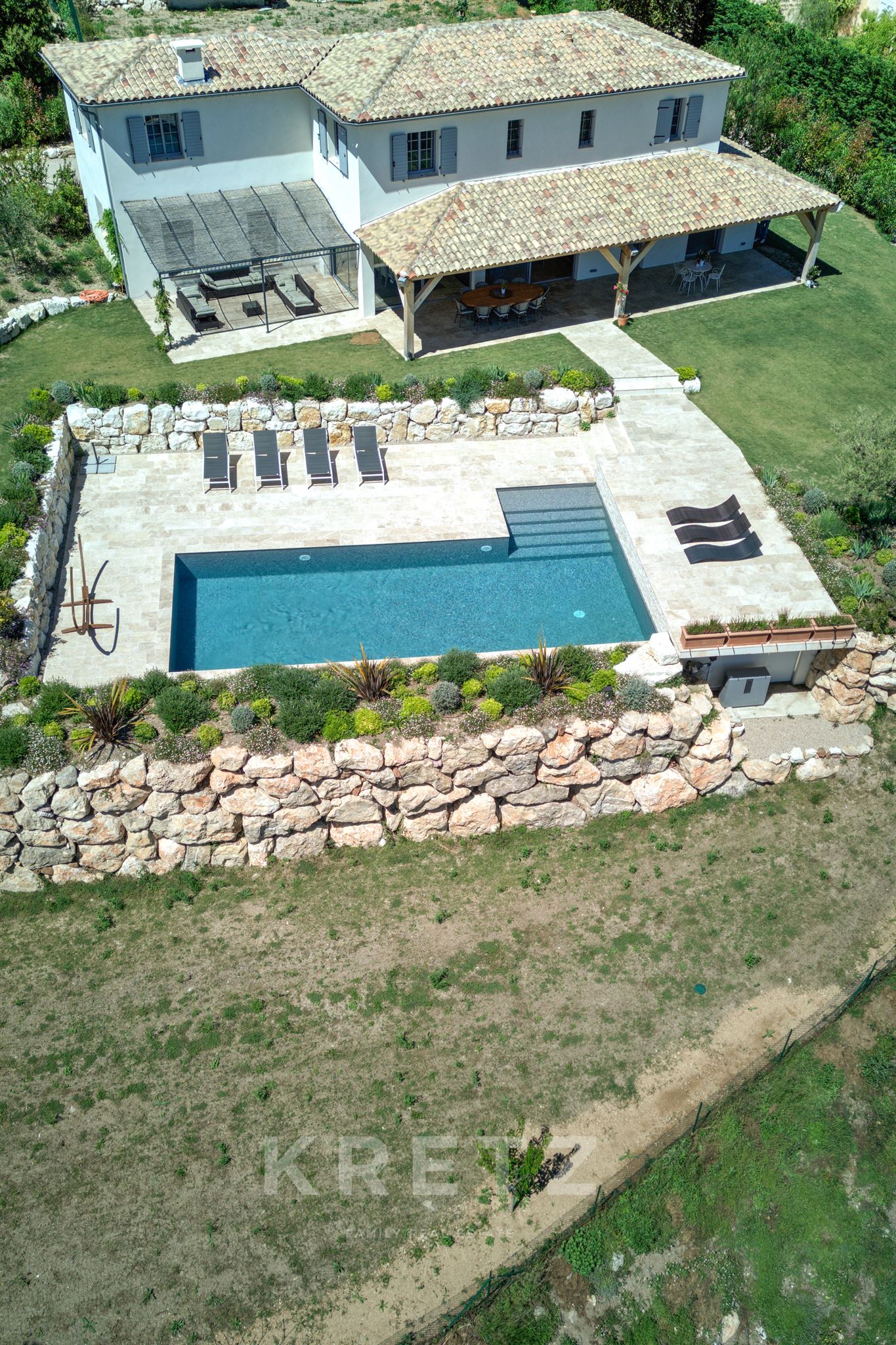 Provençal property- Private estate- Roquefort-les-pins