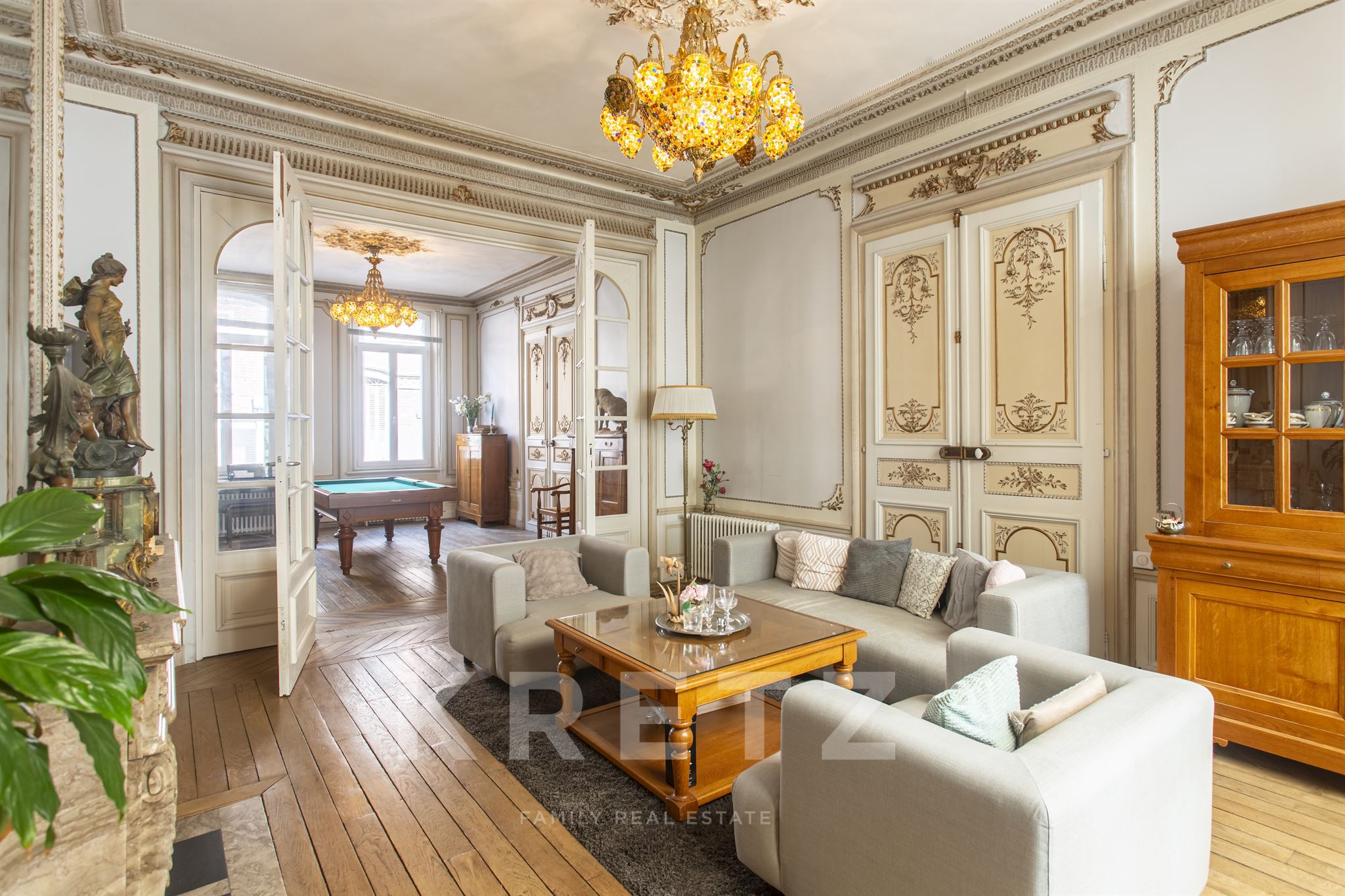 Private mansion on the edge of town