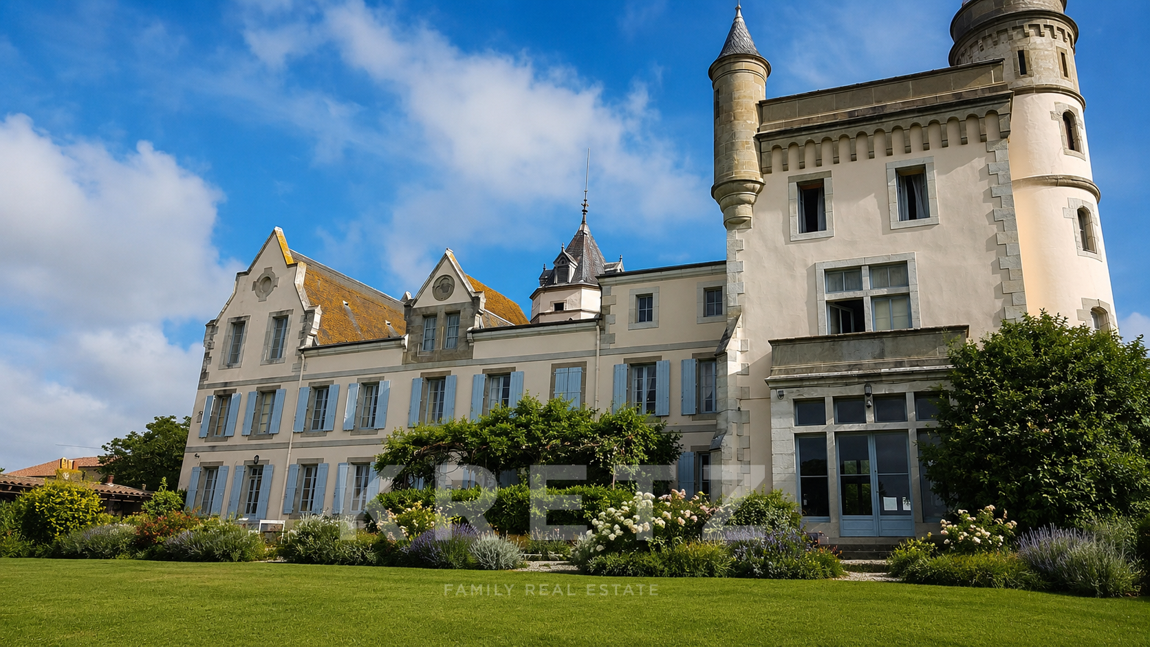Château de Villeneuve: una propiedad de carácter para un proyecto singular