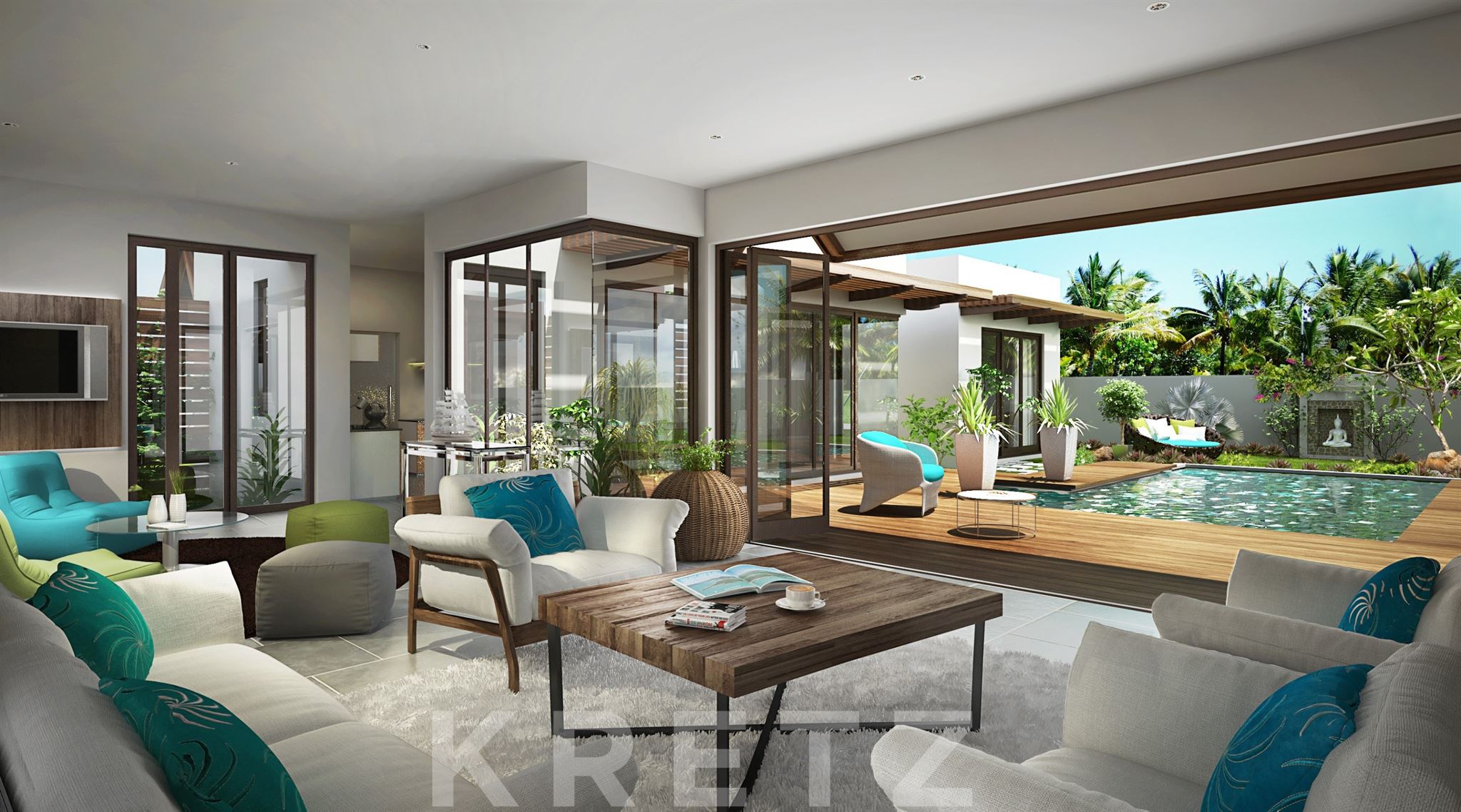 Contemporary villa – the art of tropical living