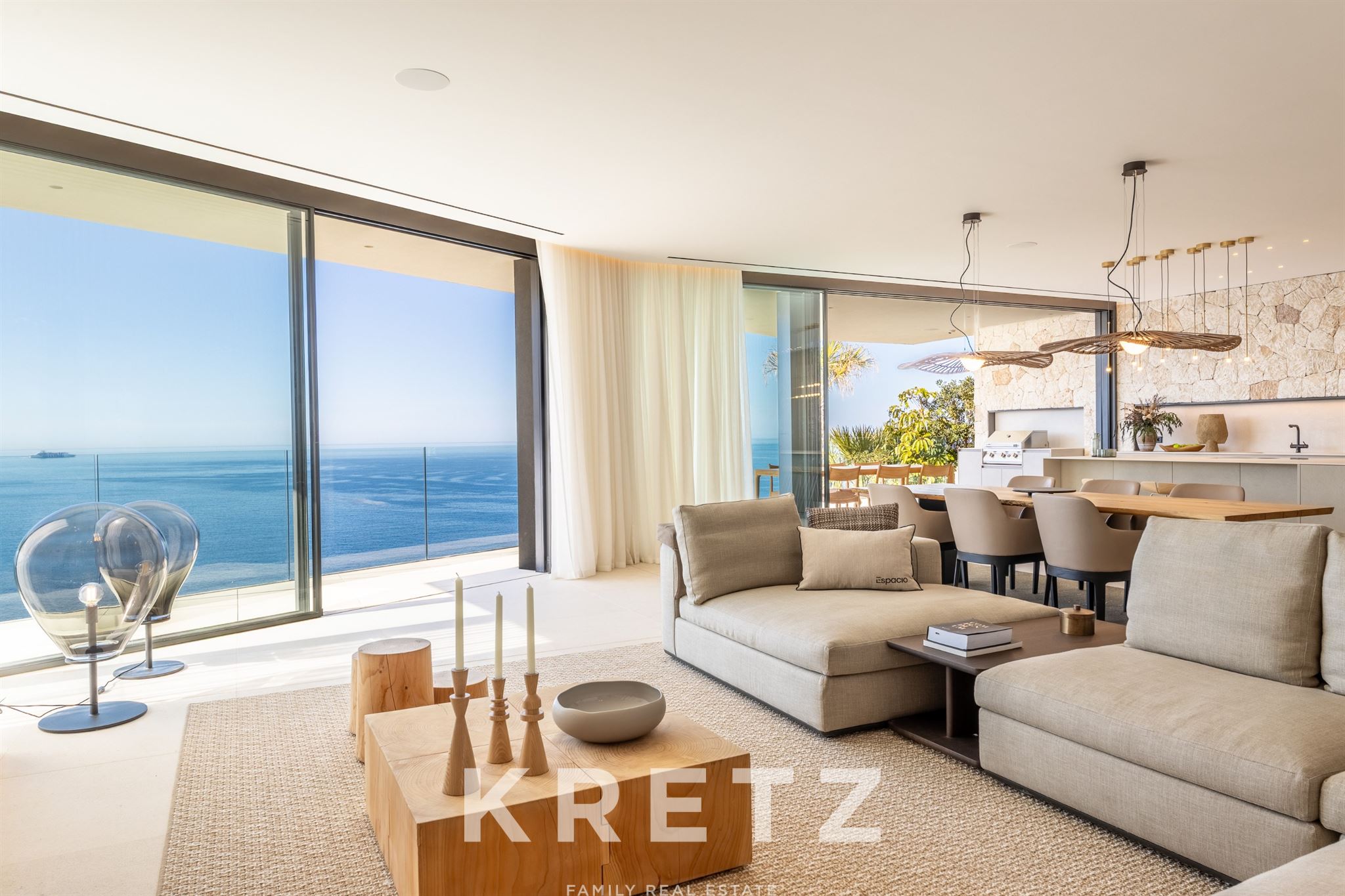 Brand new contemporary villa in El Toro, Mallorca, frontline with stunning sea views