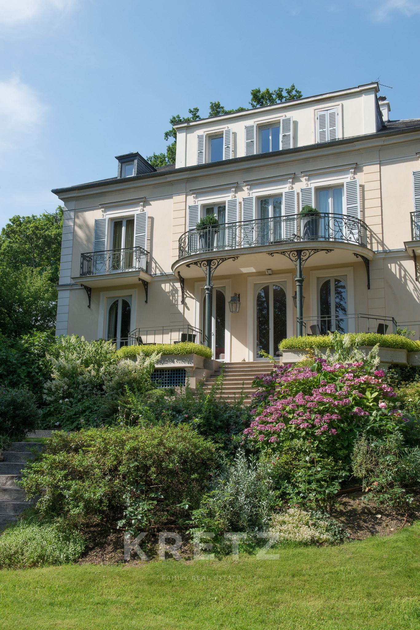 Family home on the edge of the park