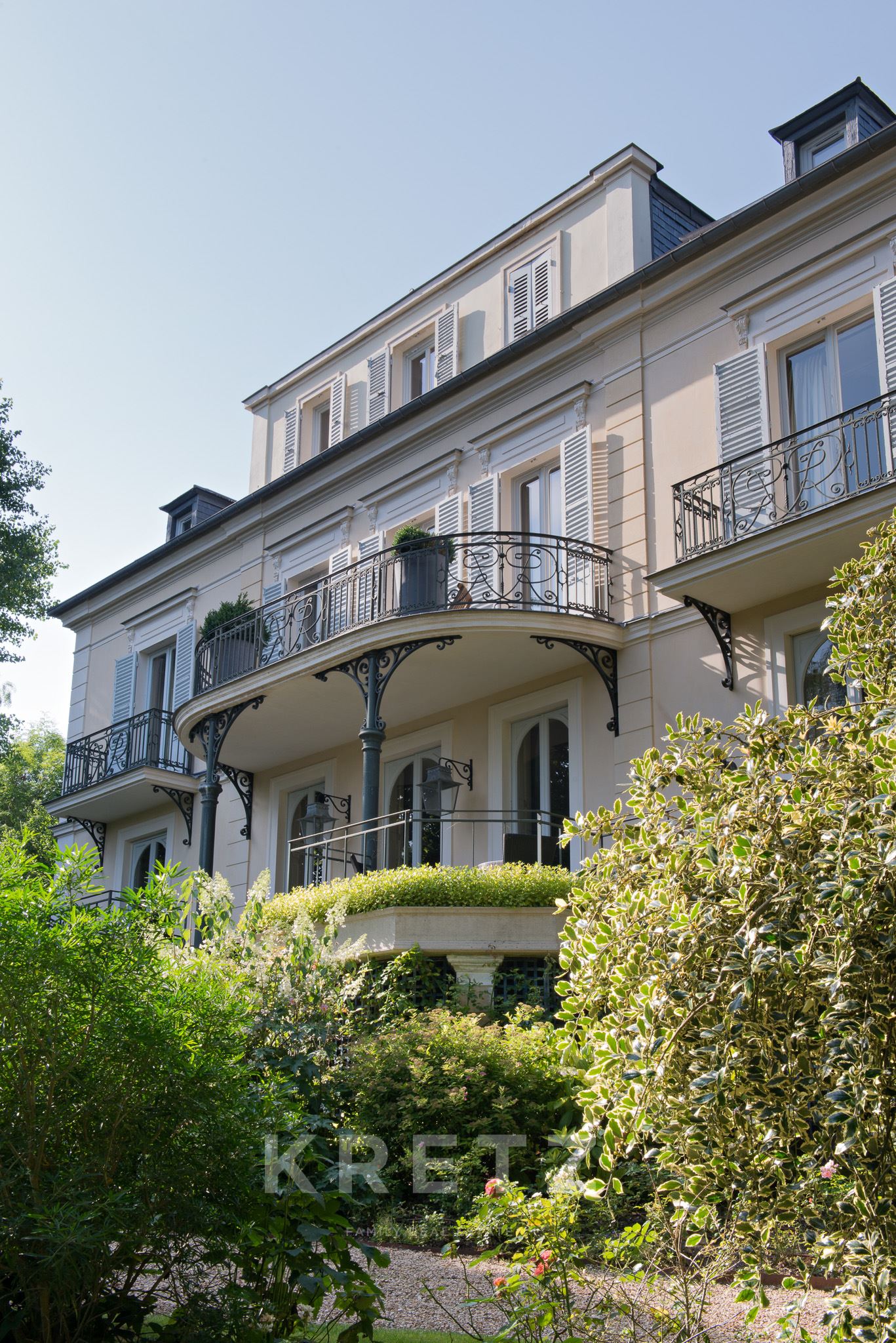 Family home on the edge of the park