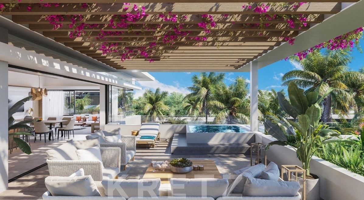 Penthouse avec accès à la plage et services hôteliers