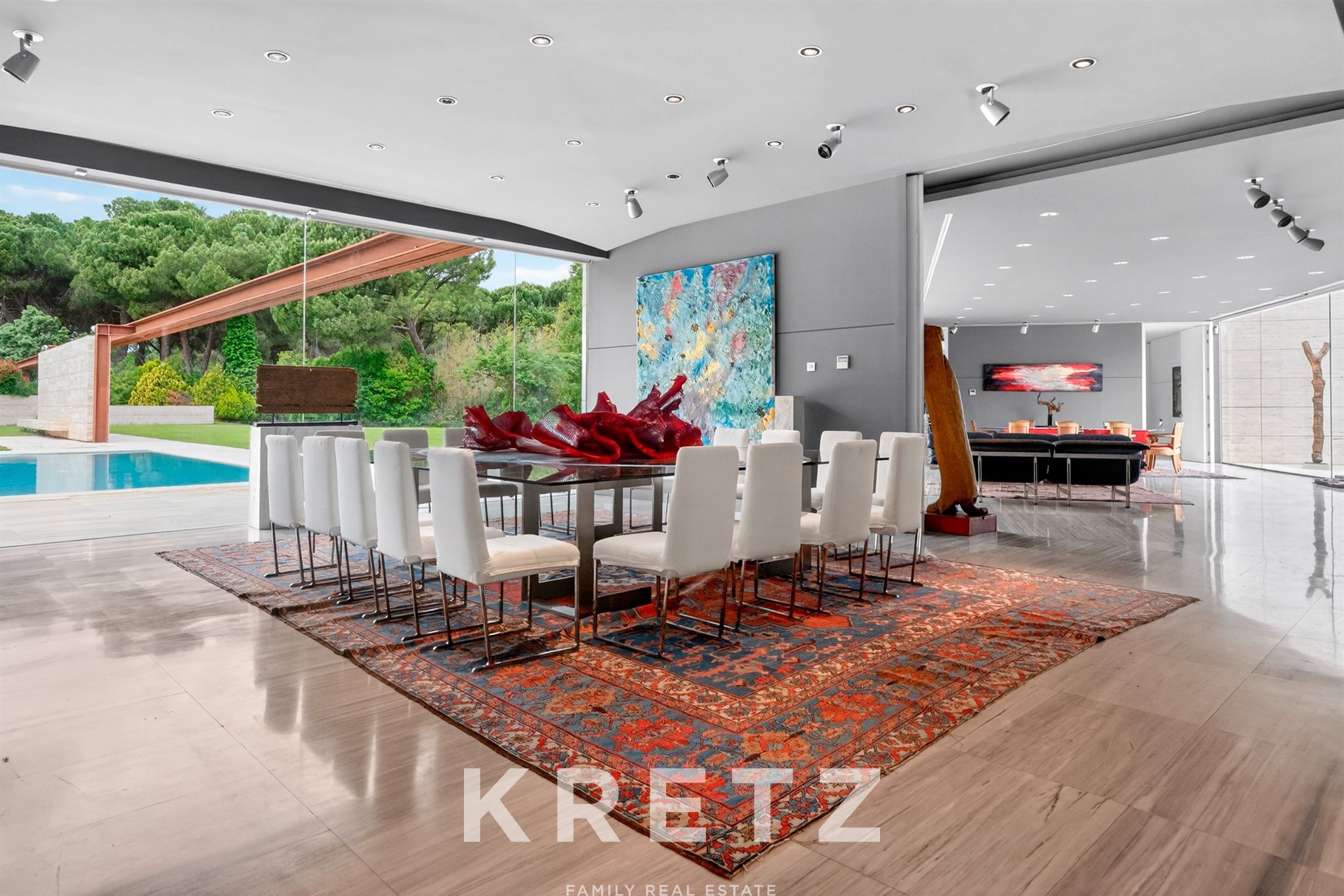 Luxury villa designed by A-cero in a unique natural setting in Pozuelo de Alarcón