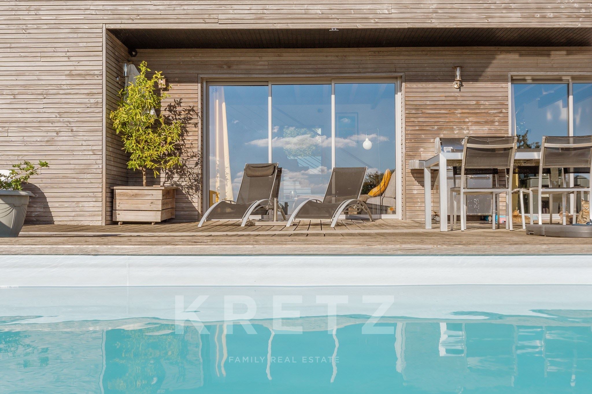 Maison contemporaine avec vue sur la campagne et le Golfe du Morbihan - Berric