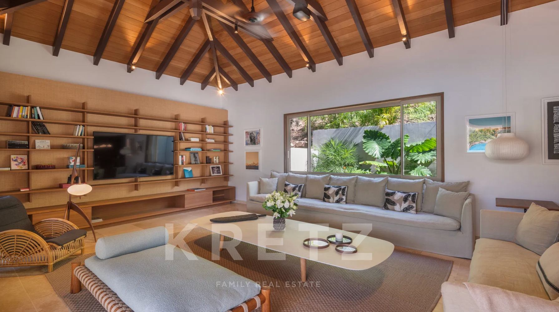 Exceptional property with private beach overlooking Marigot Bay