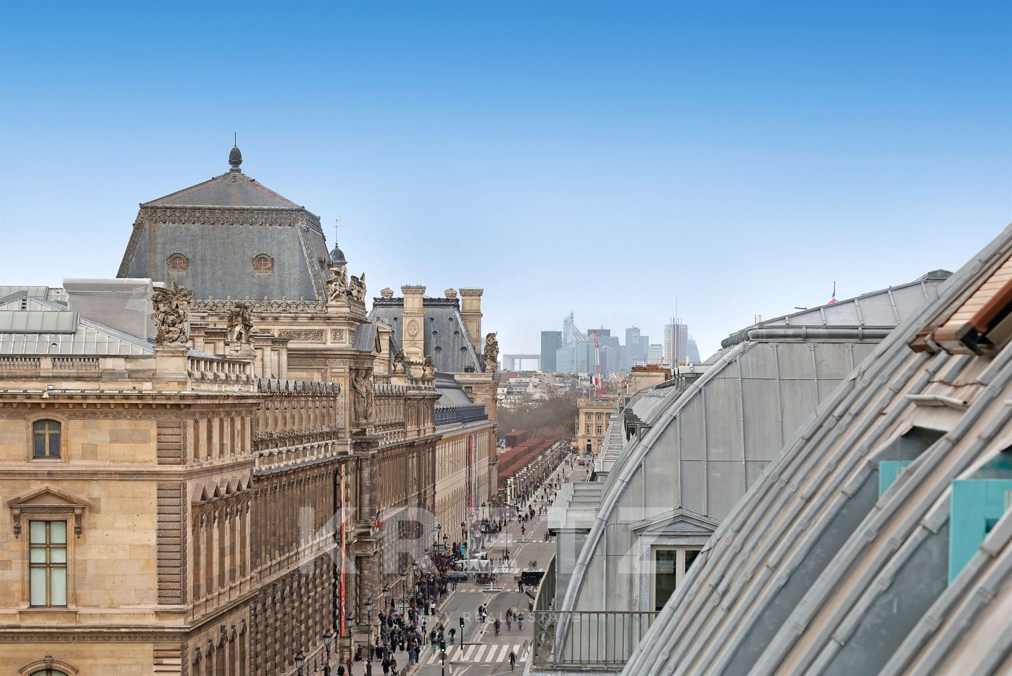 Iconic Views over the Louvre and the Seine – A Rare Top-Floor Duplex in Paris 1st