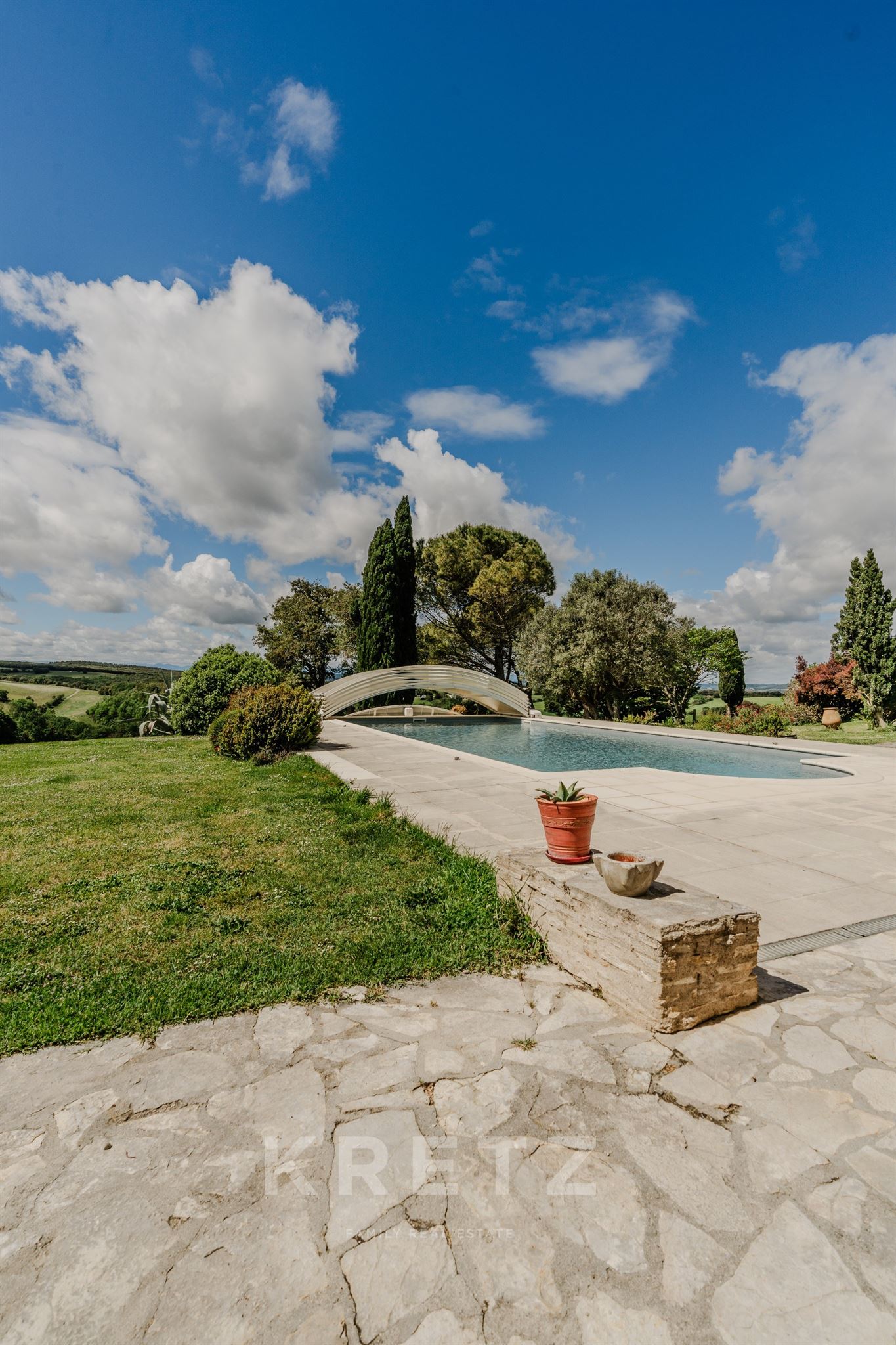 Exceptional 18th-Century Estate with 50 Hectares and Panoramic Pyrenees Views – Near Carcassonne, So