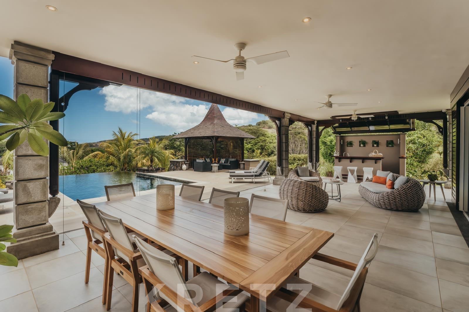 Exceptional Contemporary Villa in the Heart of the Bel Ombre Estate