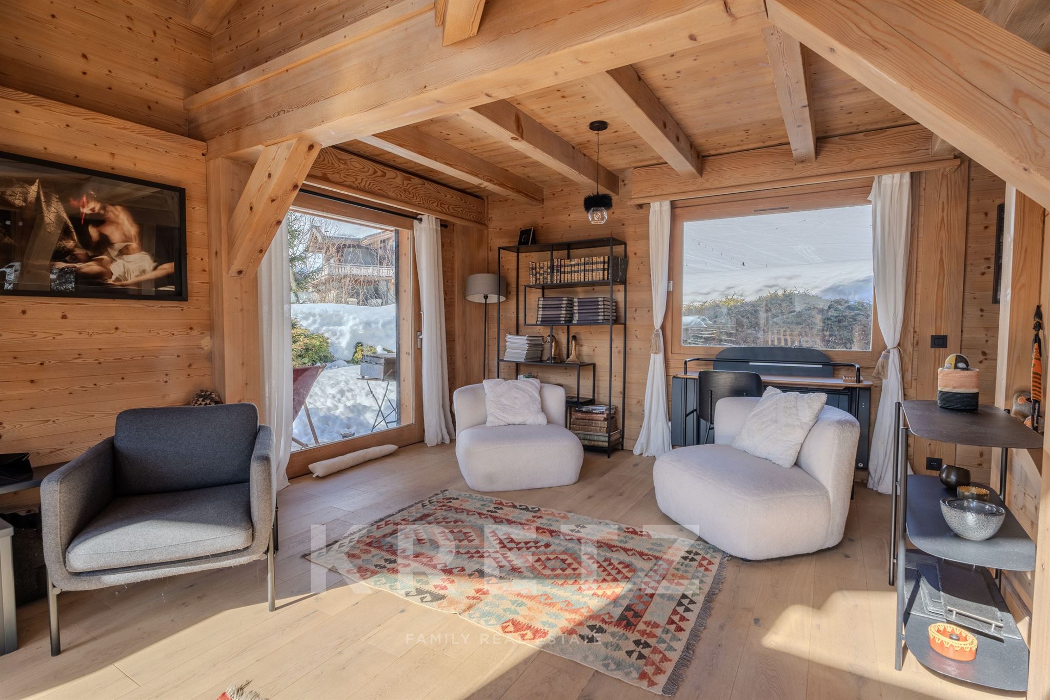 Chalet familial rénové – Megève Jaillet